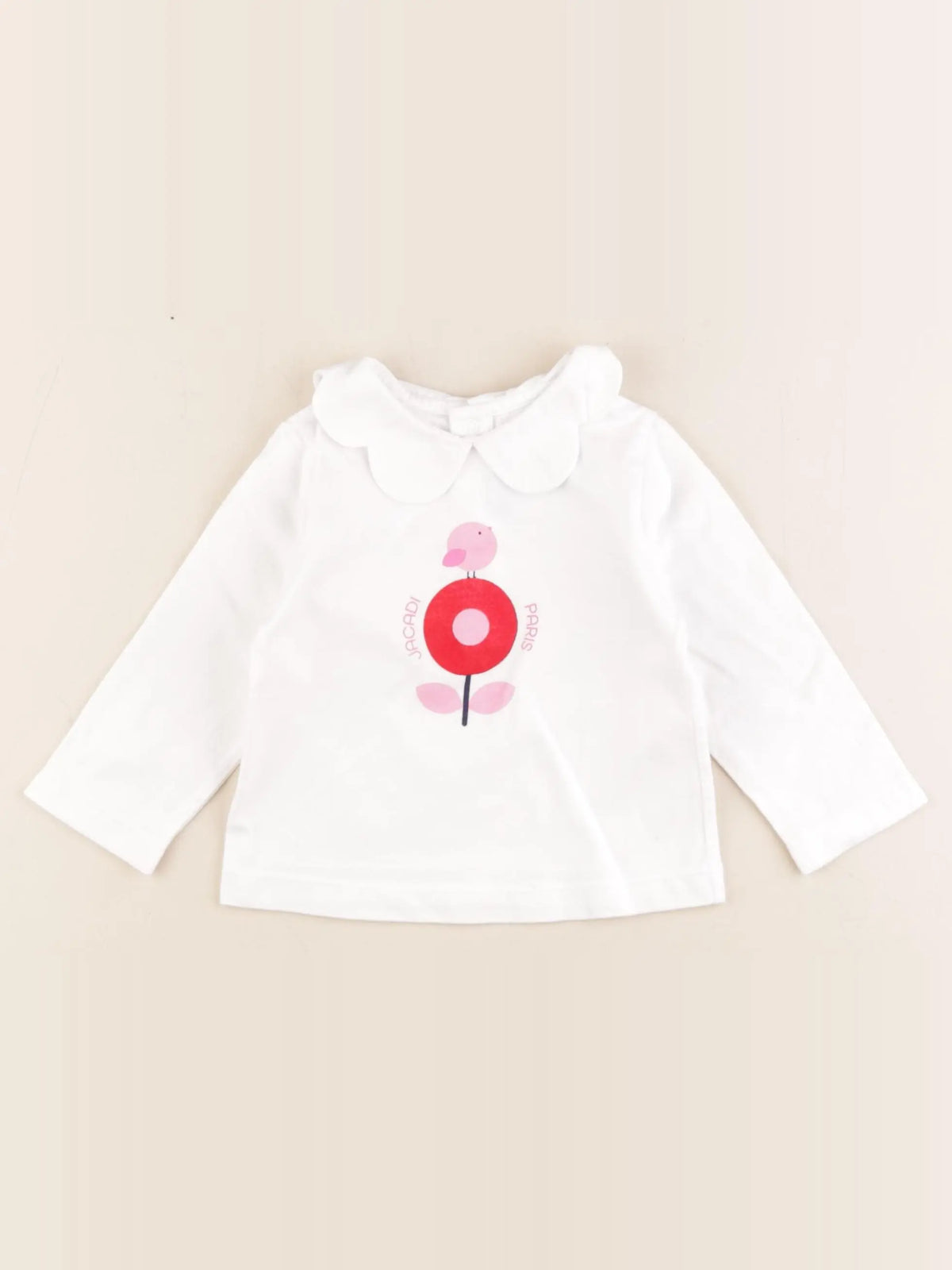 Jacadi - tee-shirt blanc - 12 mois