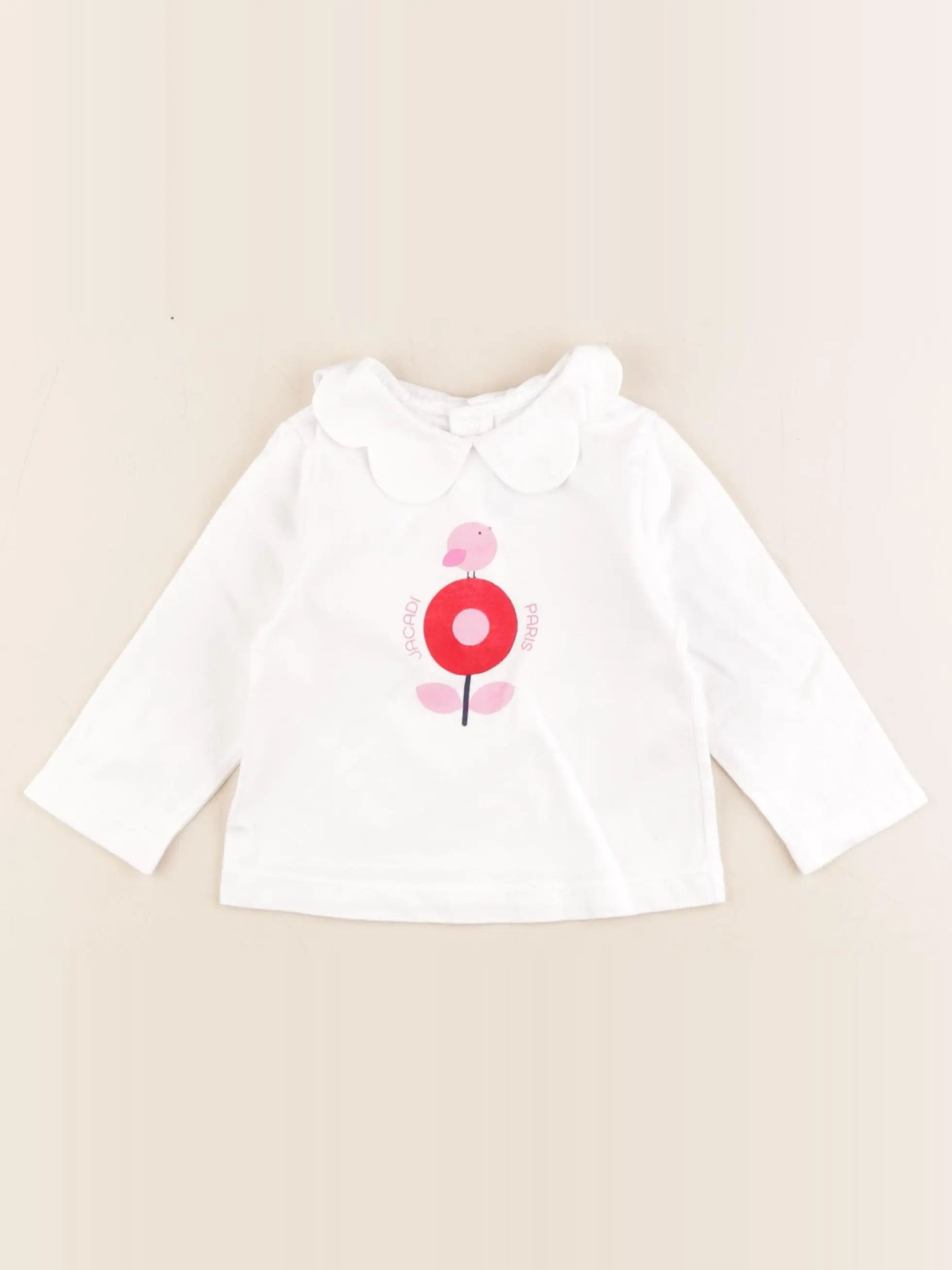 Jacadi - tee-shirt blanc - 12 mois