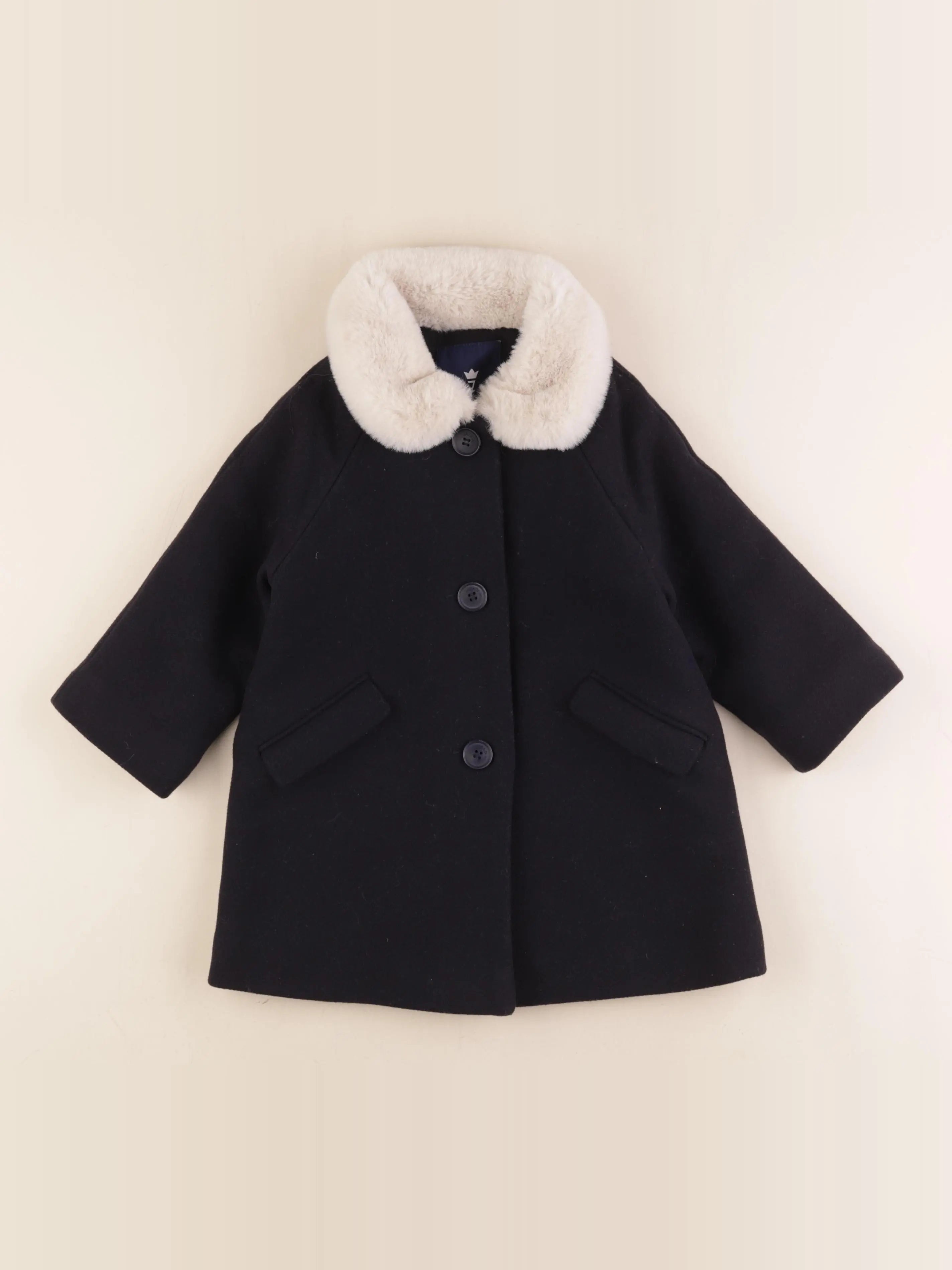 Jacadi - manteau bleu - 36 mois