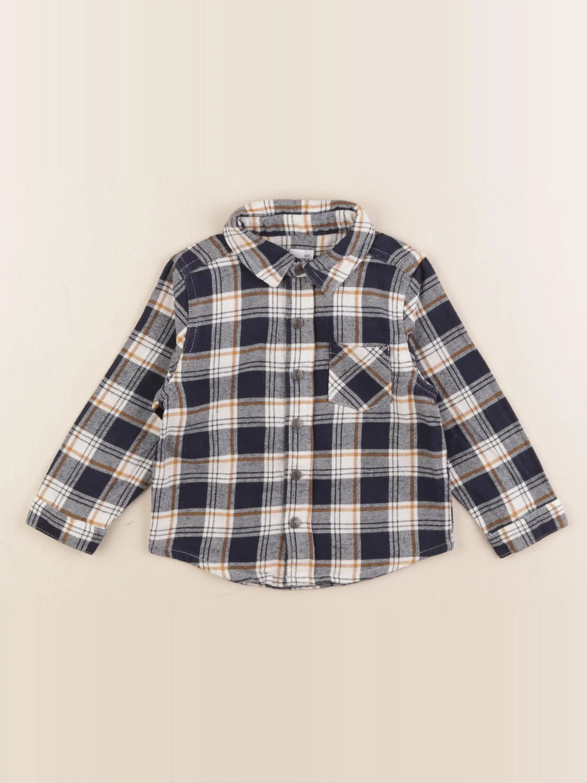 Vertbaudet - chemise bleu - 18 mois