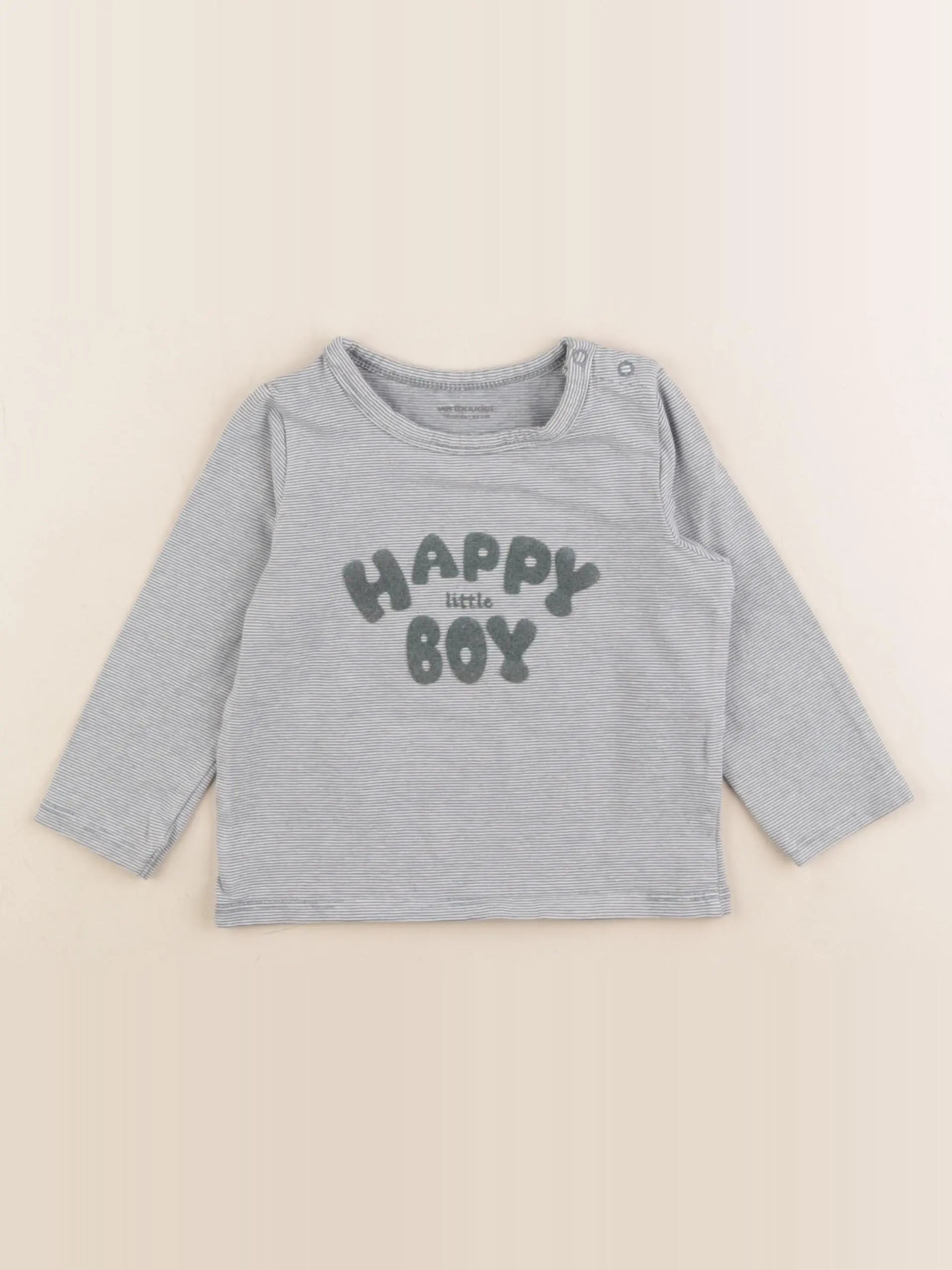 Vertbaudet - tee-shirt vert - 18 mois