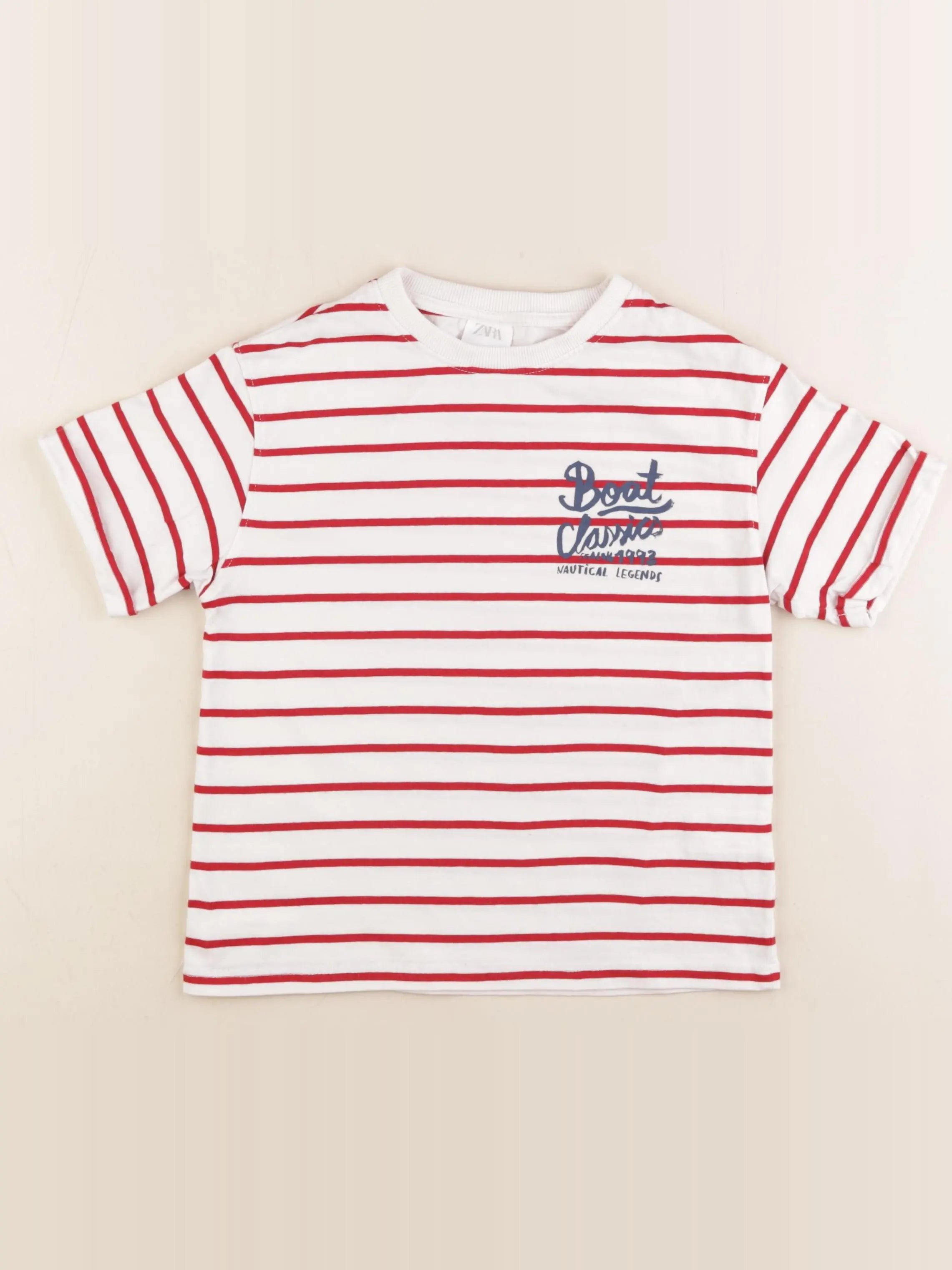 Zara - tee-shirt rouge - 6/7 ans