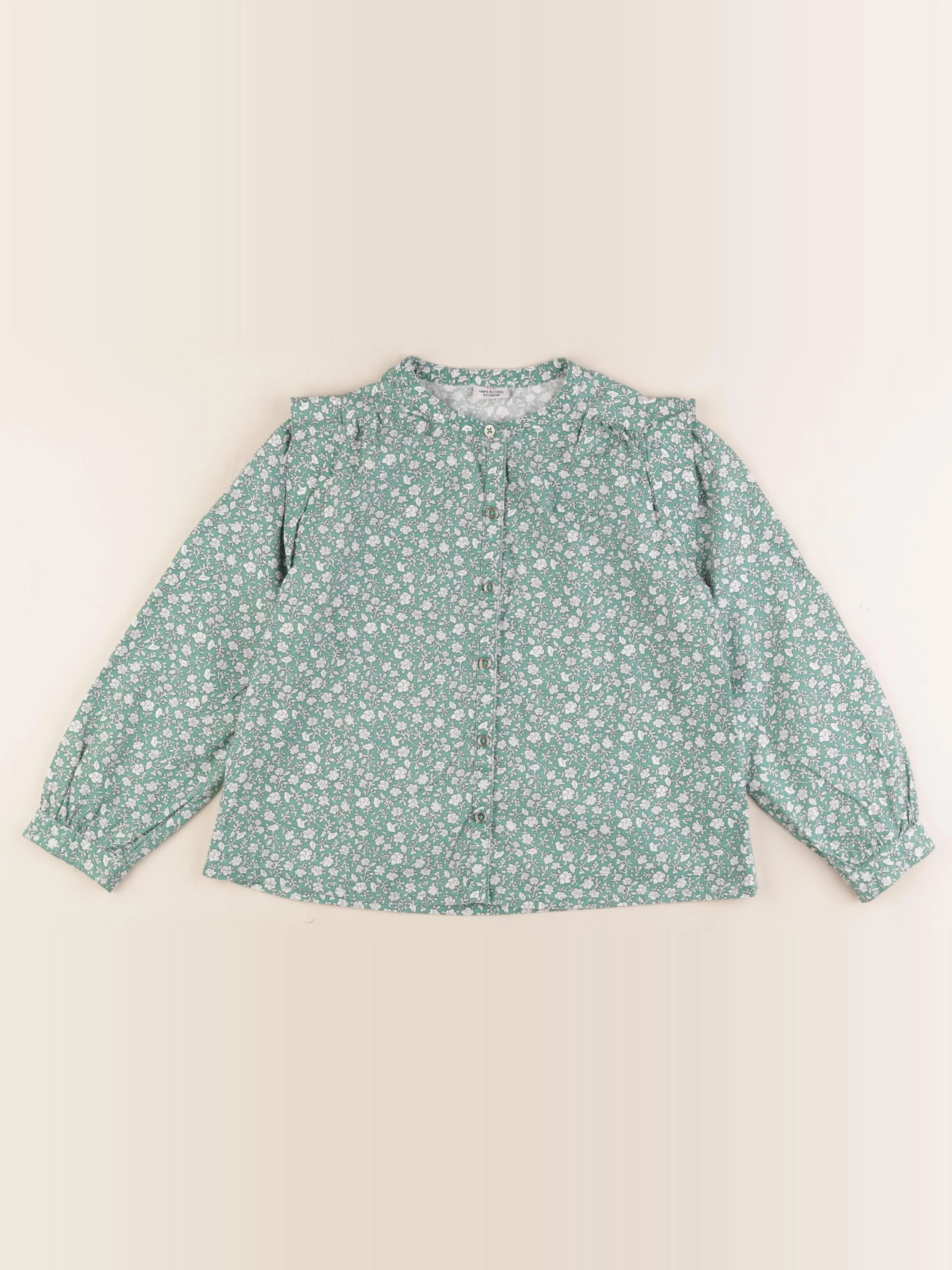 Tape à l'oeil - blouse vert - 8 ans