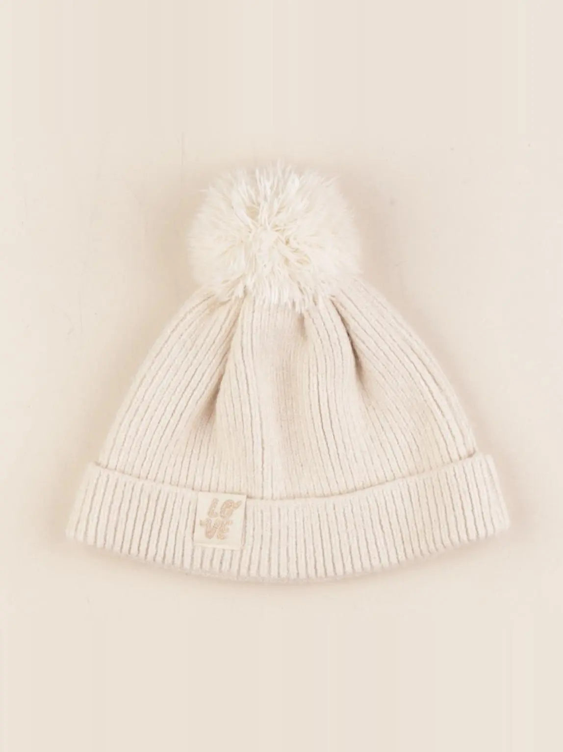 Vertbaudet - bonnet blanc - 4/6 ans