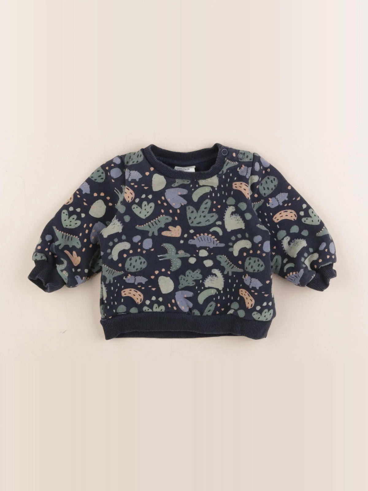Tape à l'oeil - sweat bleu, vert - 12 mois