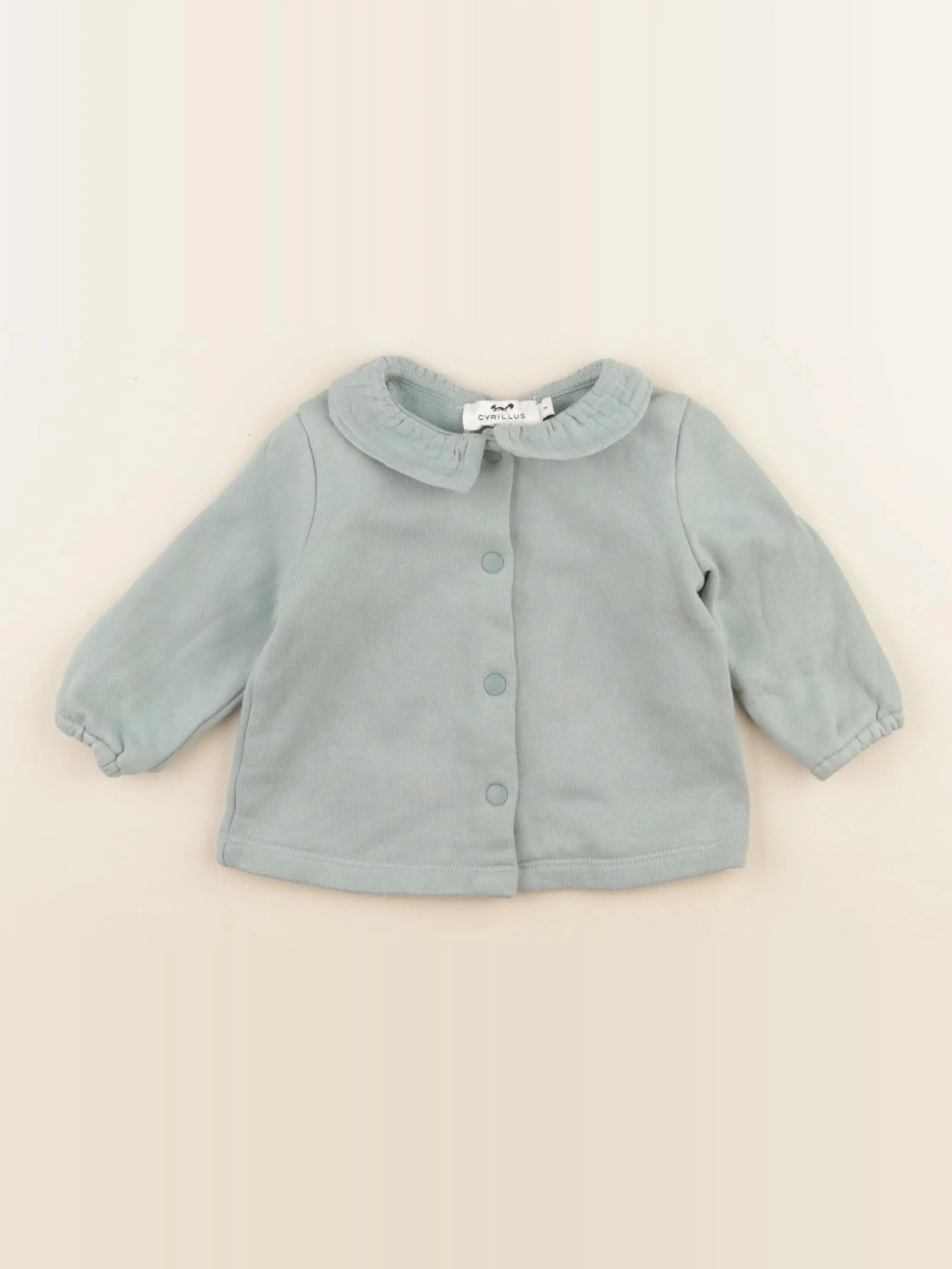 Cyrillus - sweat vert - 6 mois