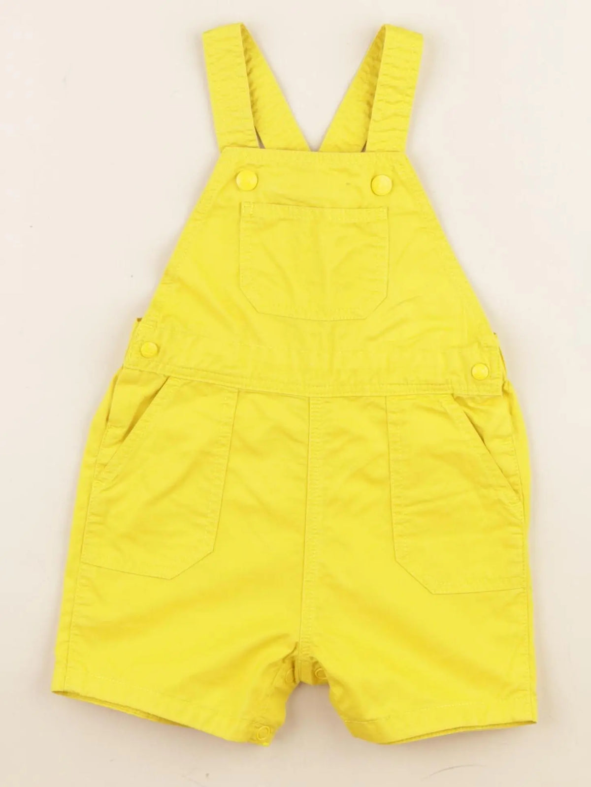 Petit Bateau - salopette jaune - 6 mois