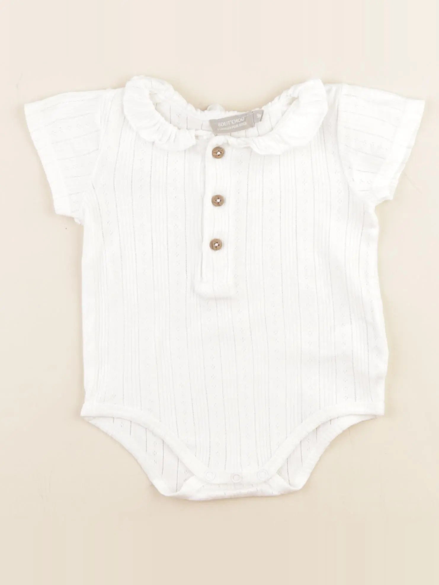 Boutchou - body à col blanc - 9 mois