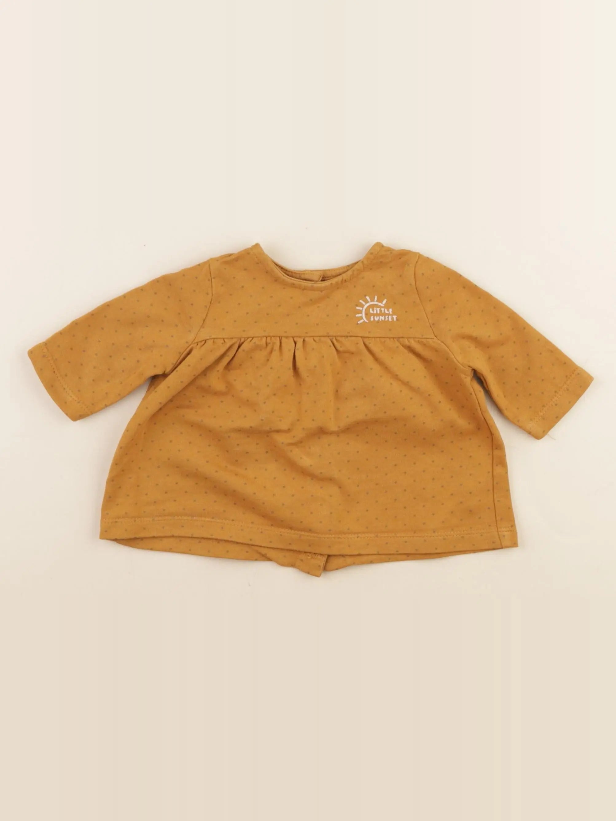 Vertbaudet - robe jaune - 1 mois