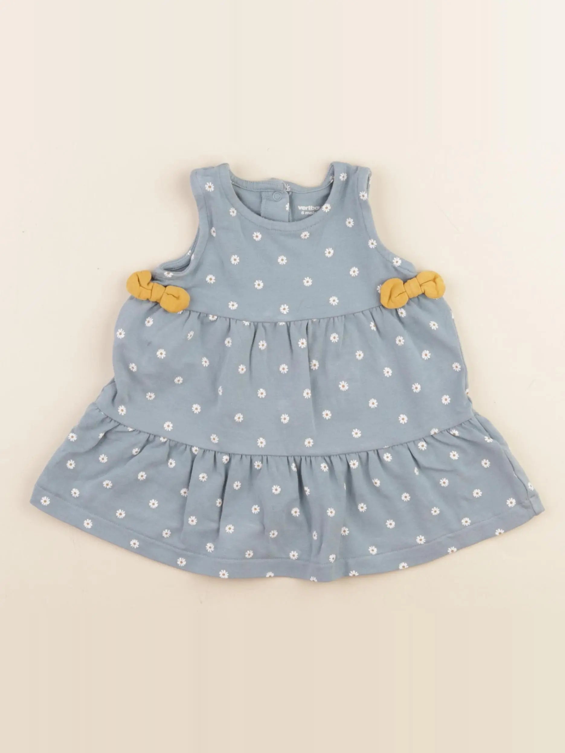 Vertbaudet - robe bleu - 6 mois