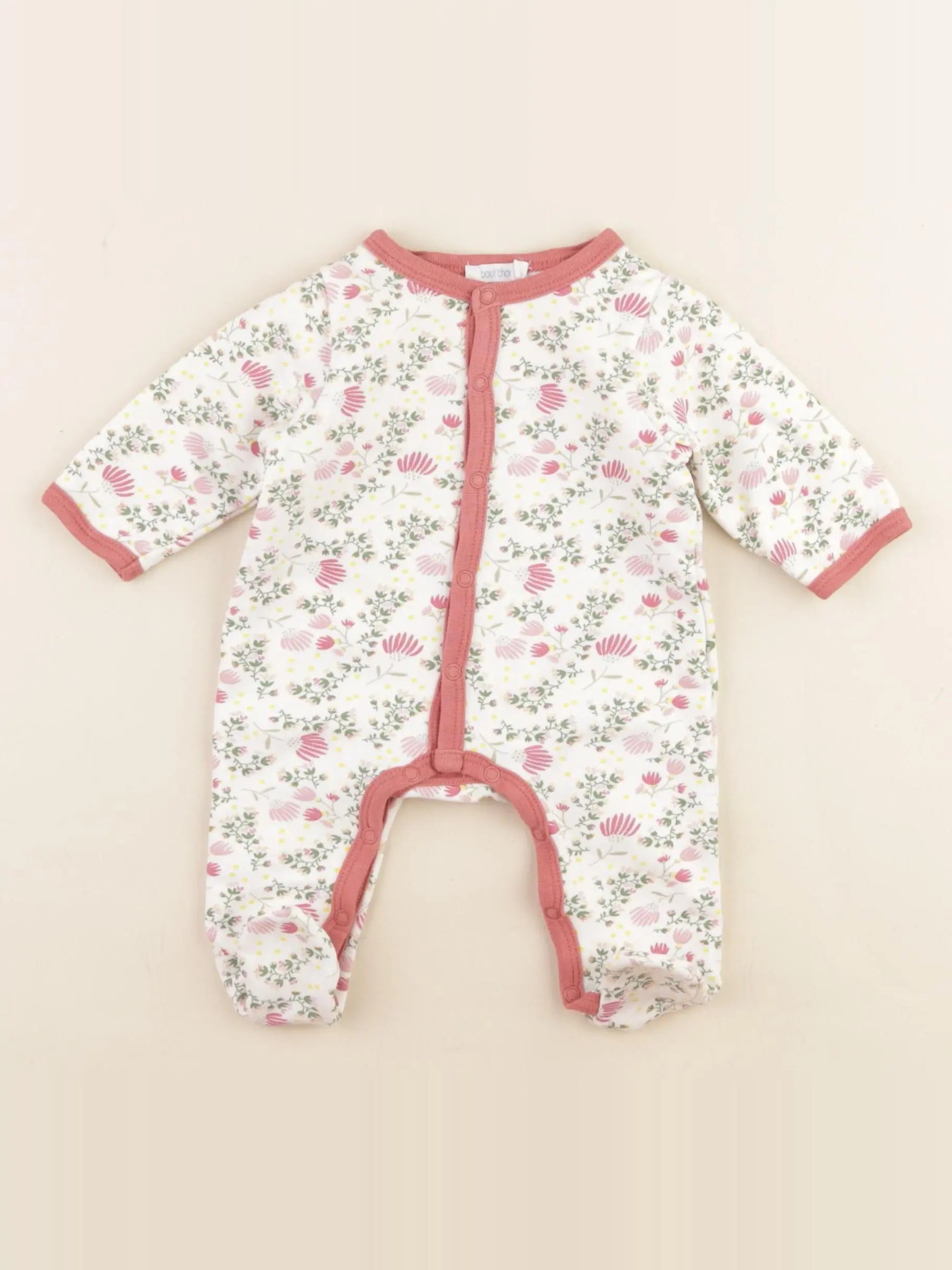 Boutchou - pyjama coton multicolore - 1 mois