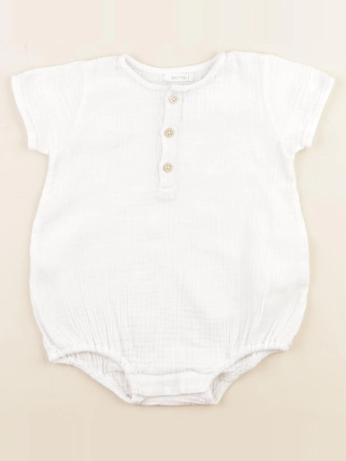 Boutchou - combinaison blanc - 9 mois