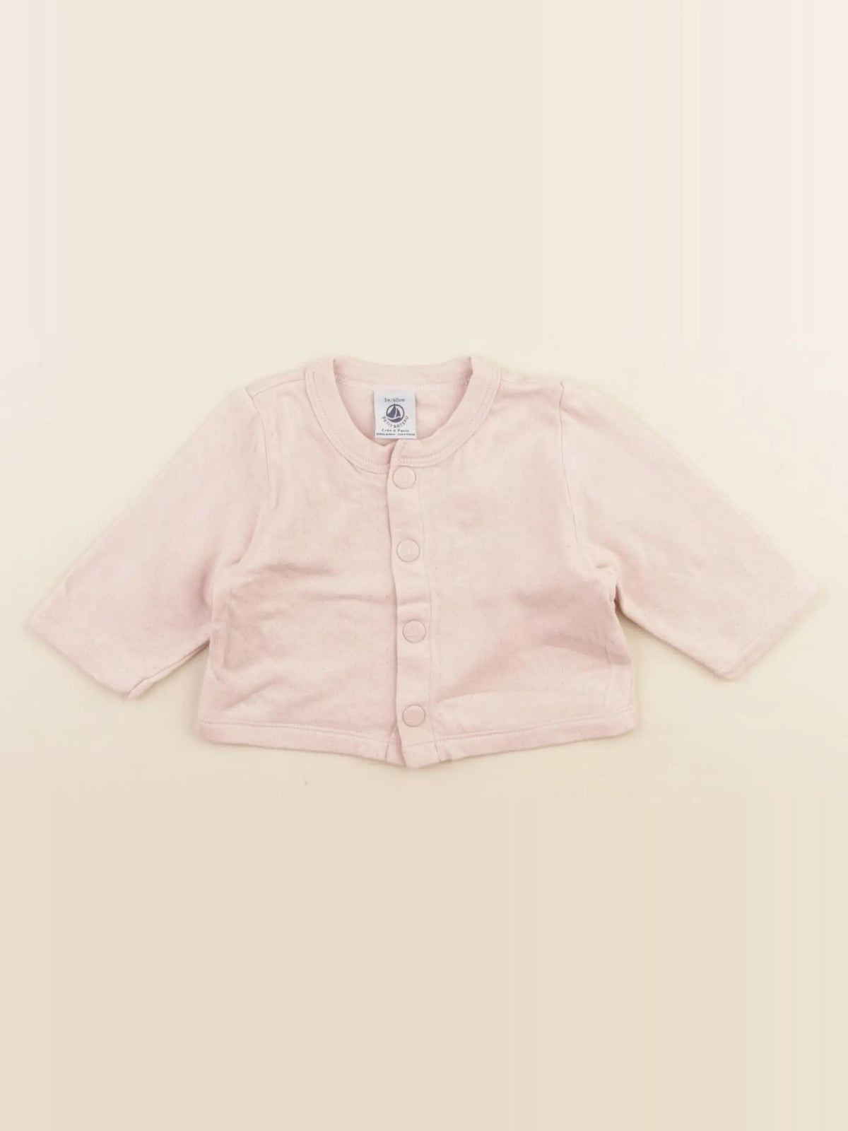 Petit Bateau - tee-shirt rose - 3 mois
