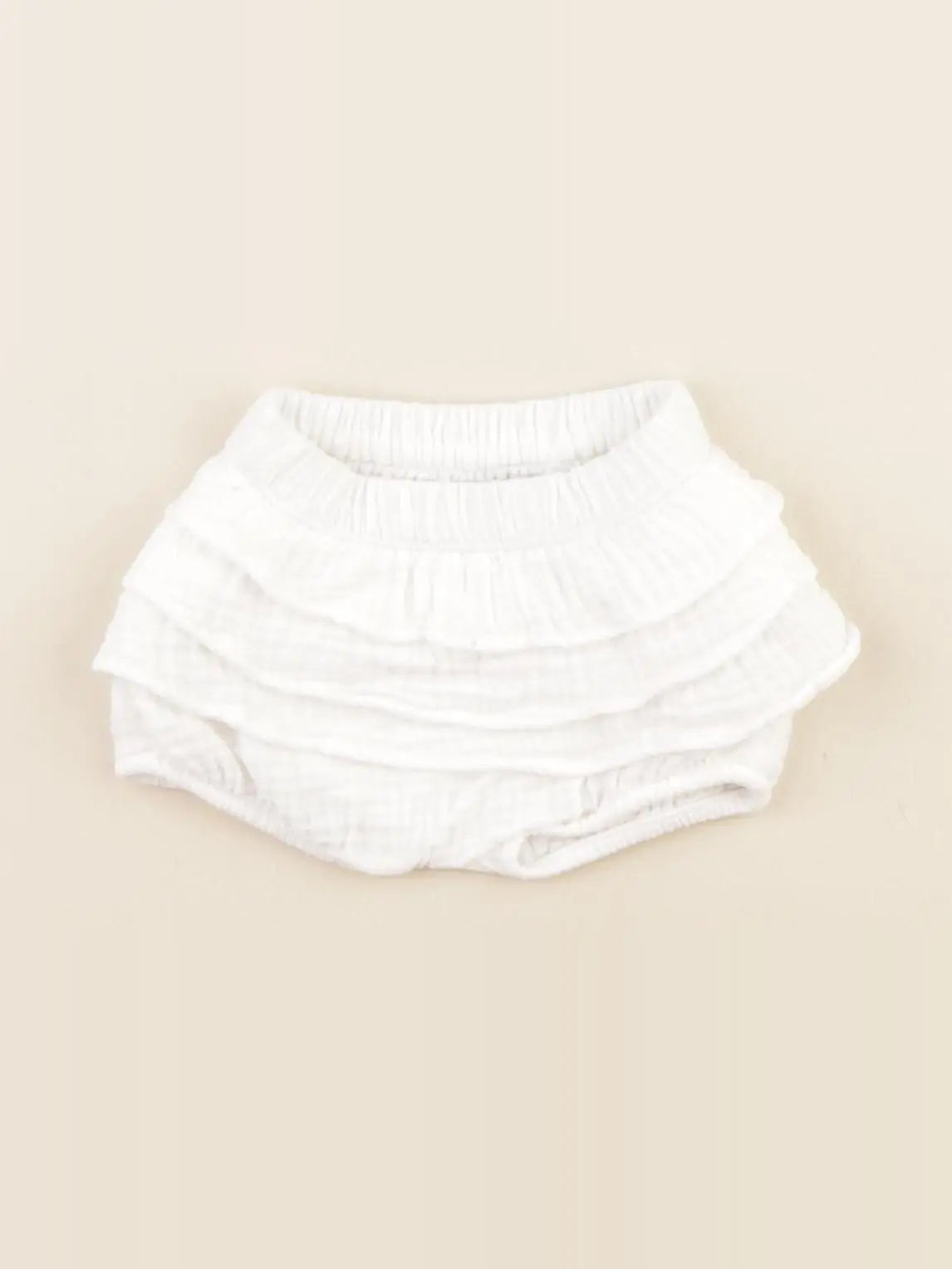 Vertbaudet - bloomer volants au dos blanc - 1 mois
