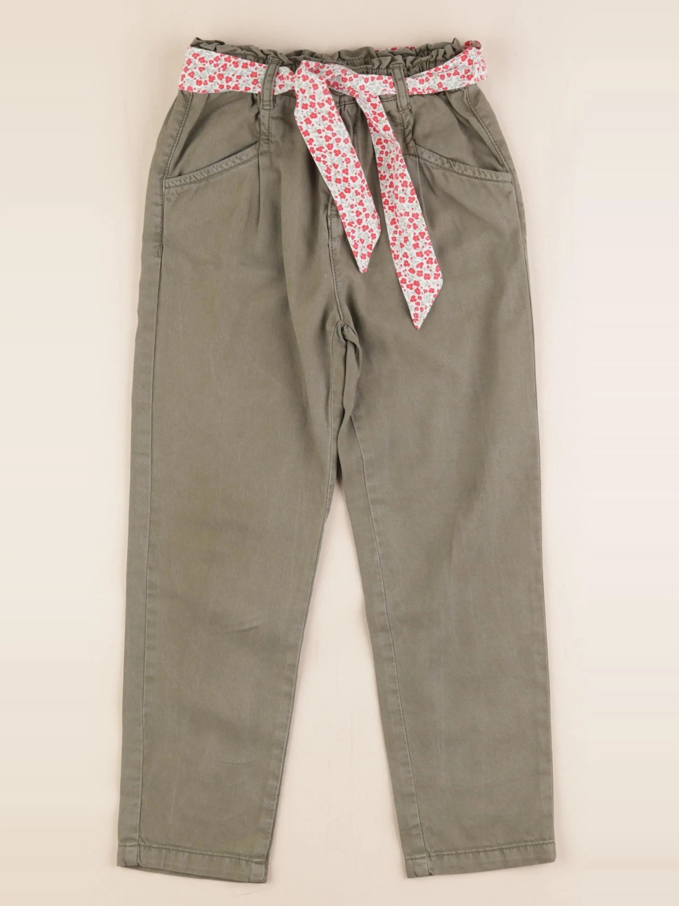 Vertbaudet - pantalon vert - 6 ans