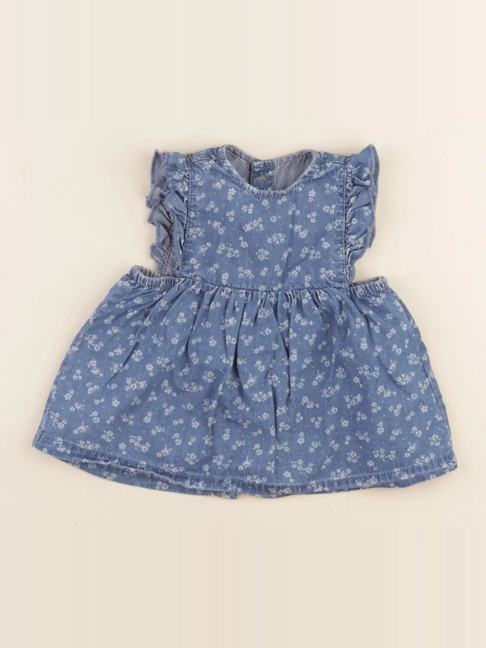 Zara - robe bleu - 1/3 mois