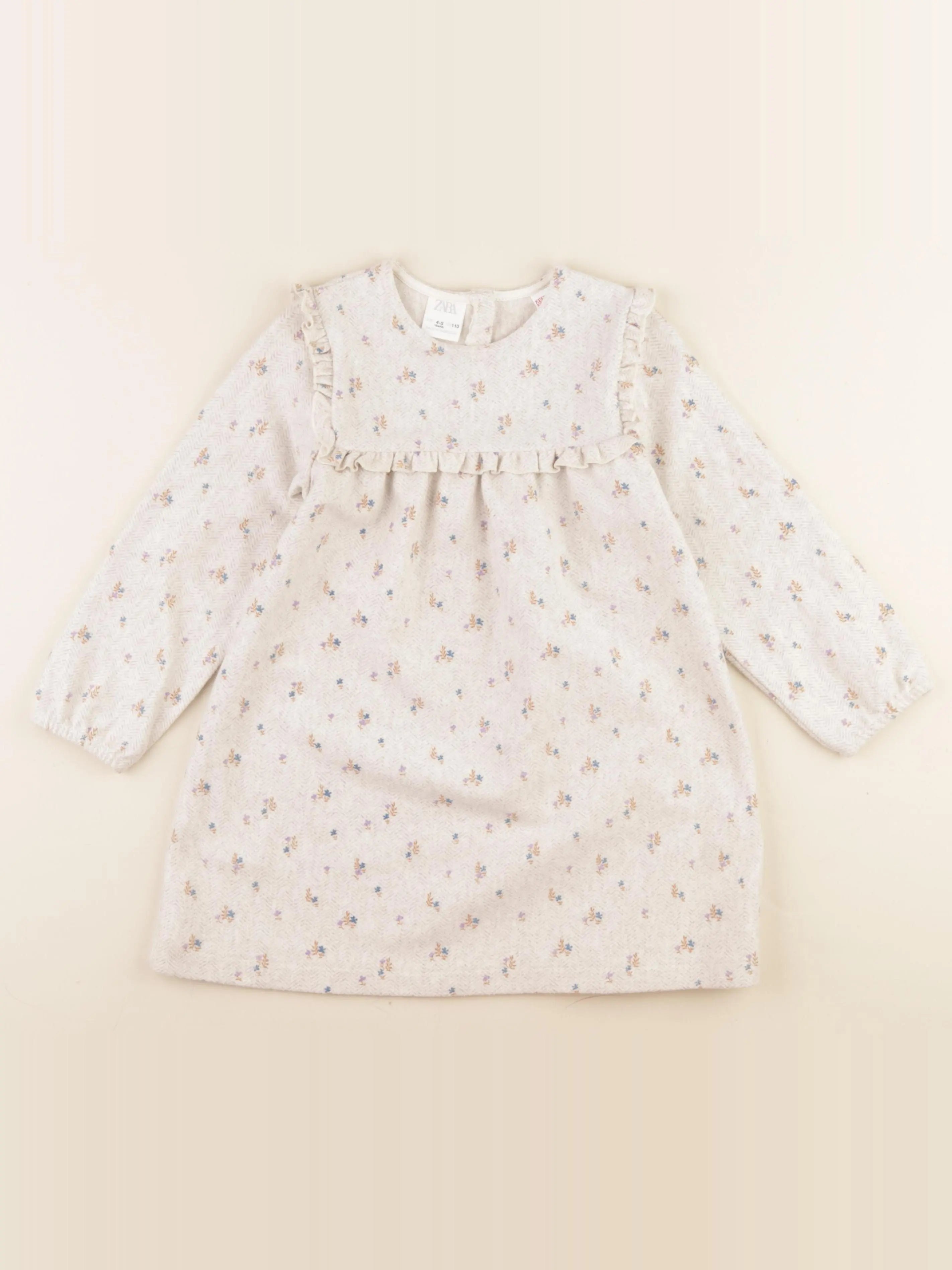 Zara - robe beige - 4/5 ans