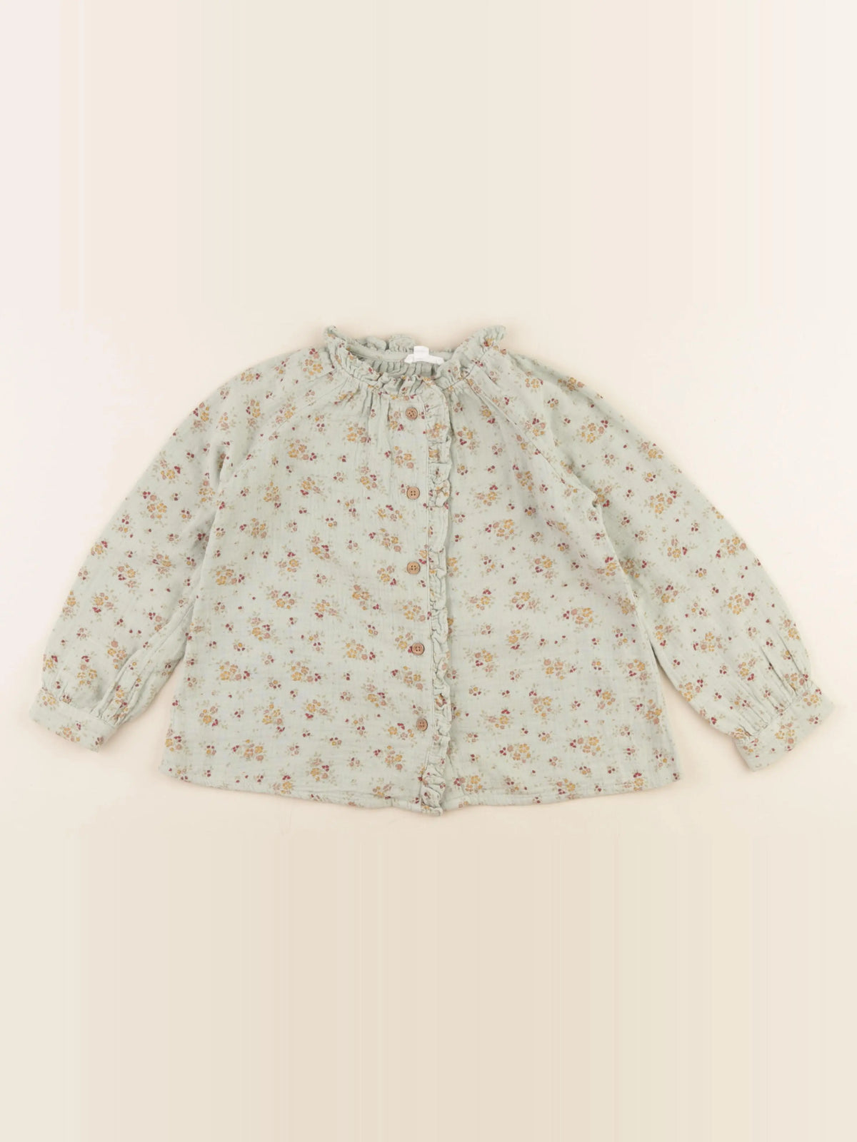 Vertbaudet - blouse vert - 4 ans
