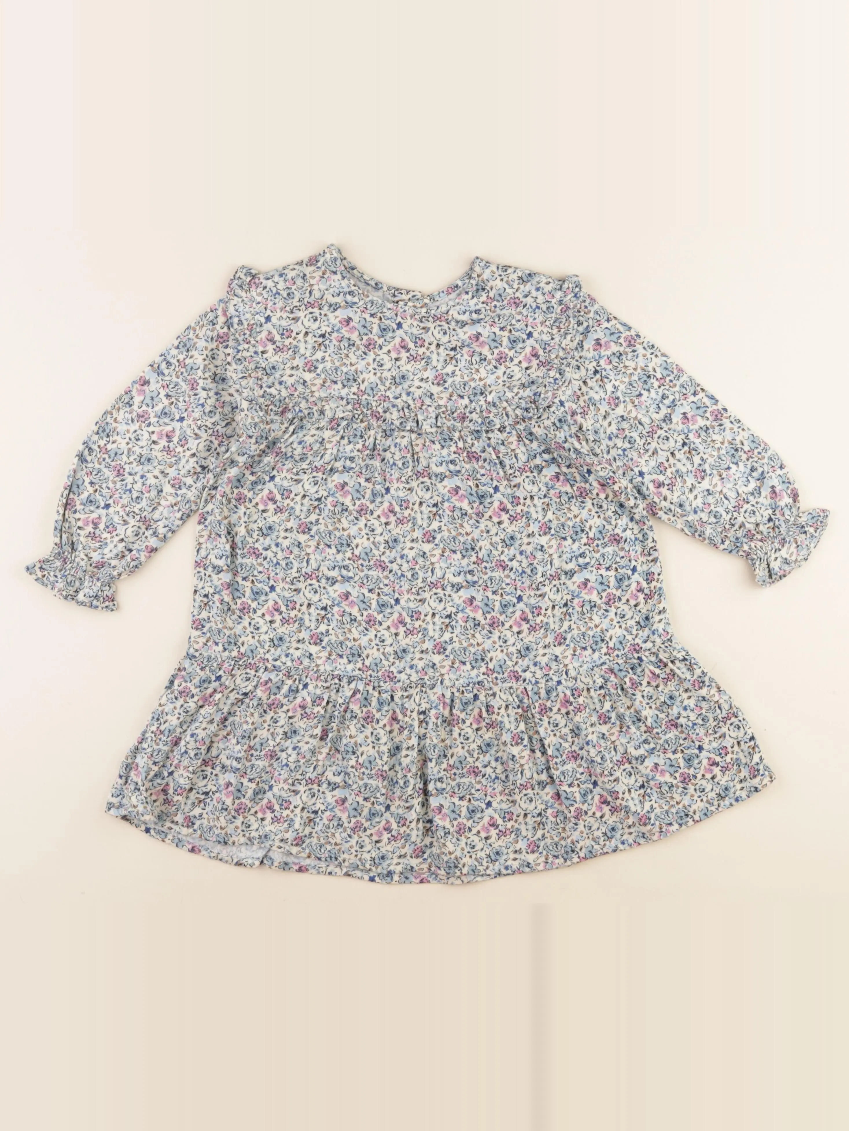Zara - robe bleu - 3/4 ans