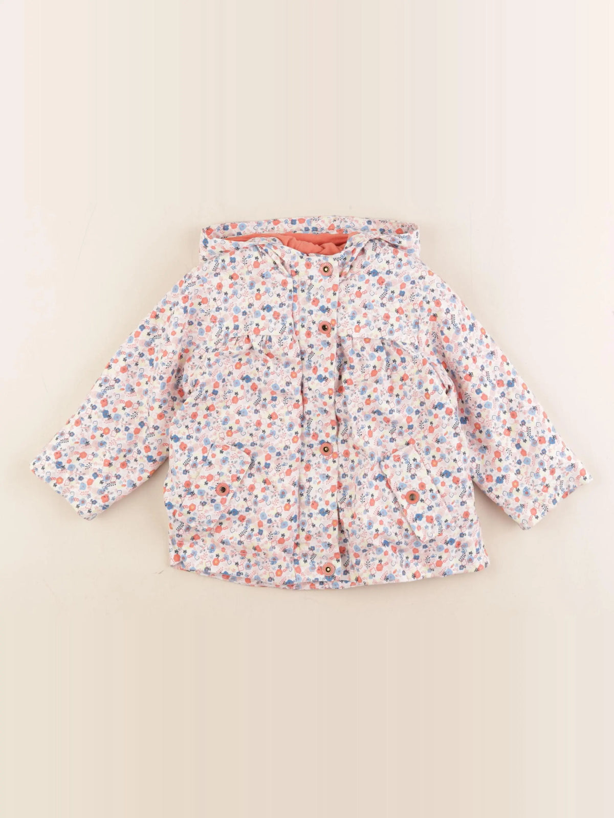 Vertbaudet - veste doublure amovible multicolore - 18 mois