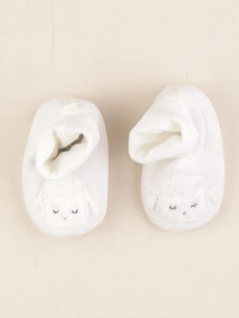 Vertbaudet - chaussons blanc - pointure 17/18