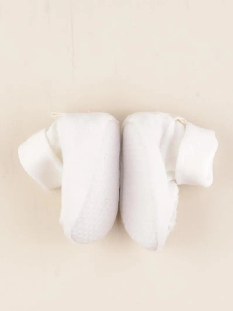 Vertbaudet - chaussons blanc - pointure 17/18