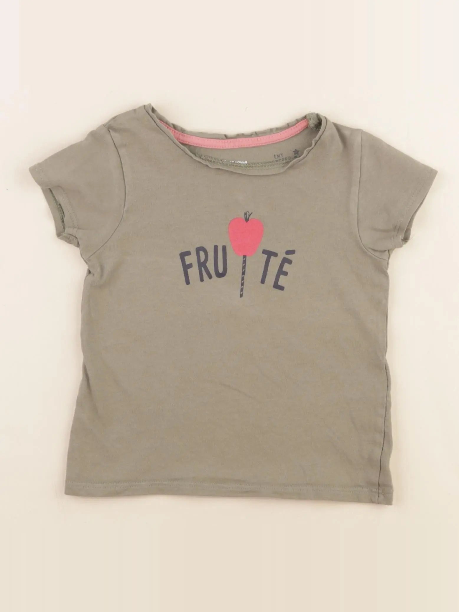 Vertbaudet - tee-shirt vert - 2 ans