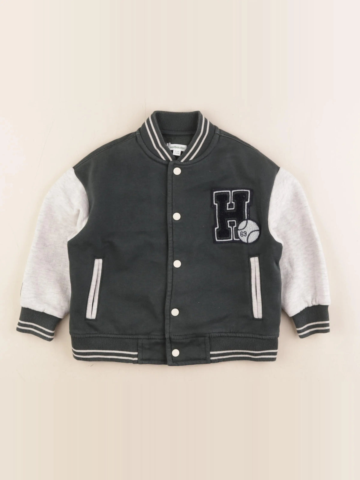 Vertbaudet - sweat vert - 3 ans