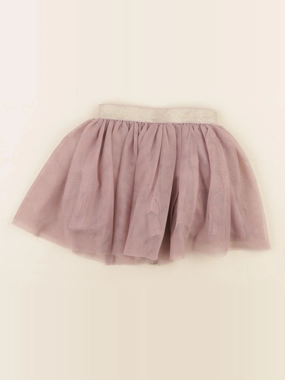 Vertbaudet - jupe rose, argent - 18 mois