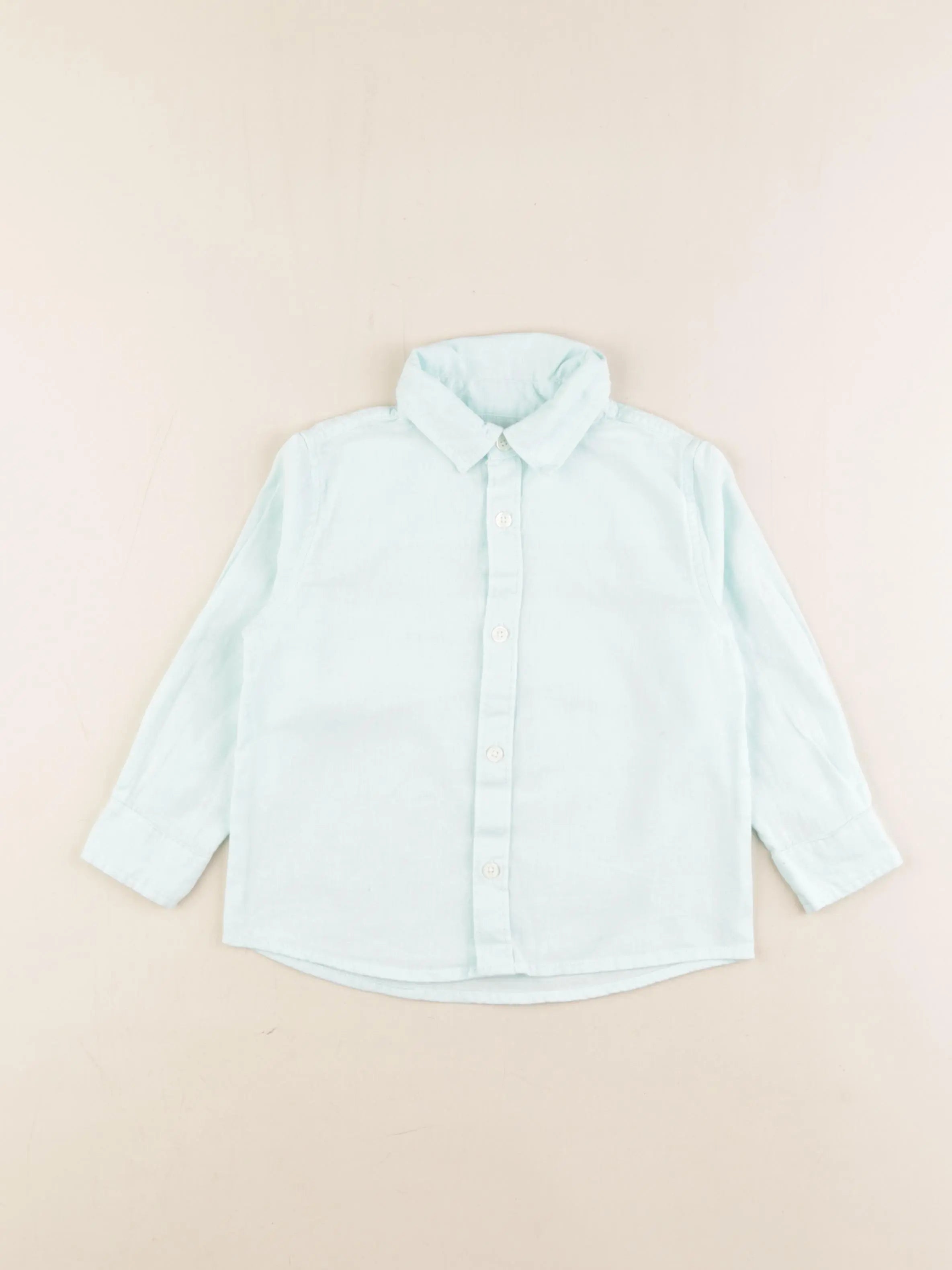 Mango - chemise vert - 2/3 ans