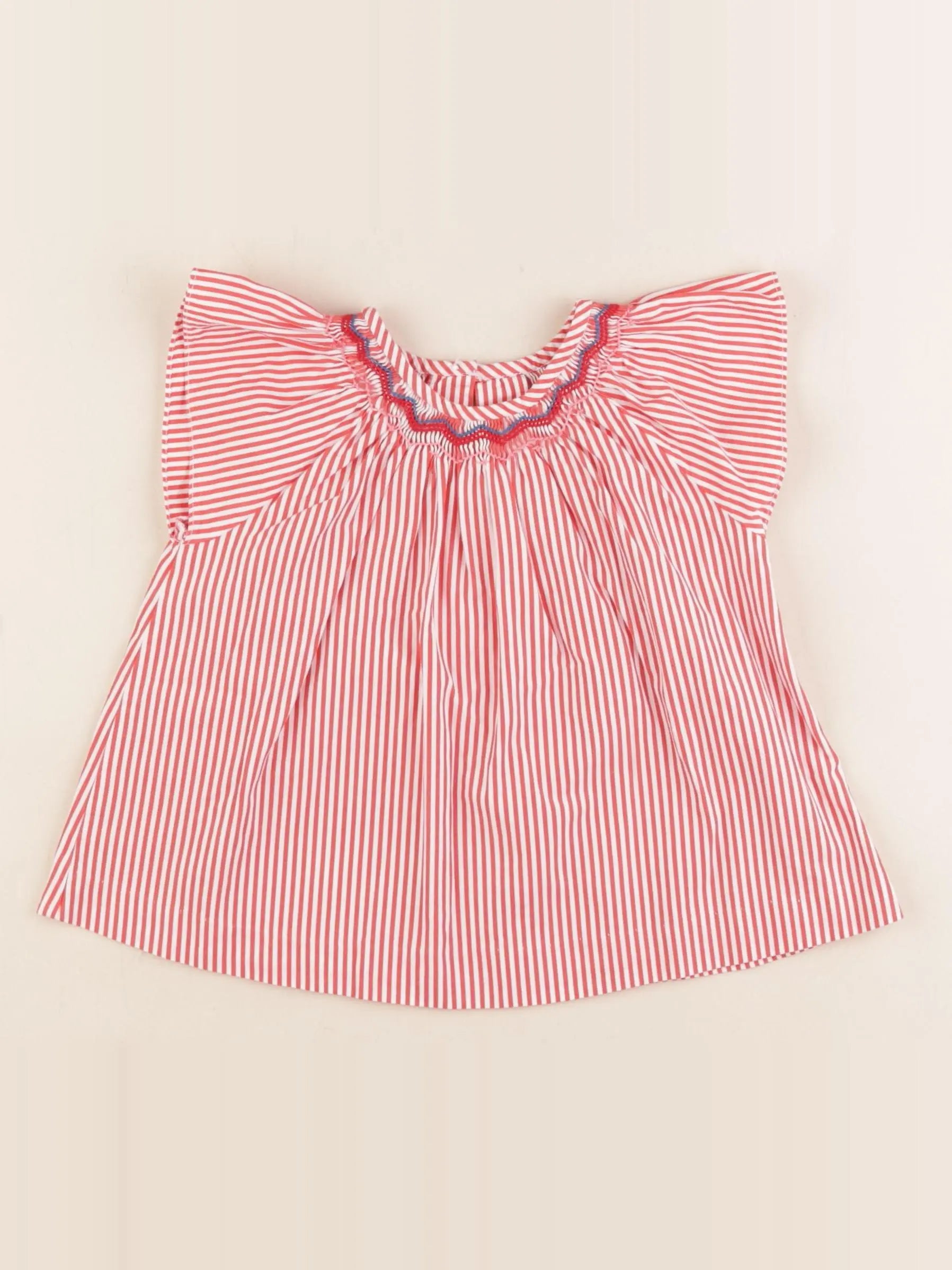 Jacadi - blouse rouge - 24 mois