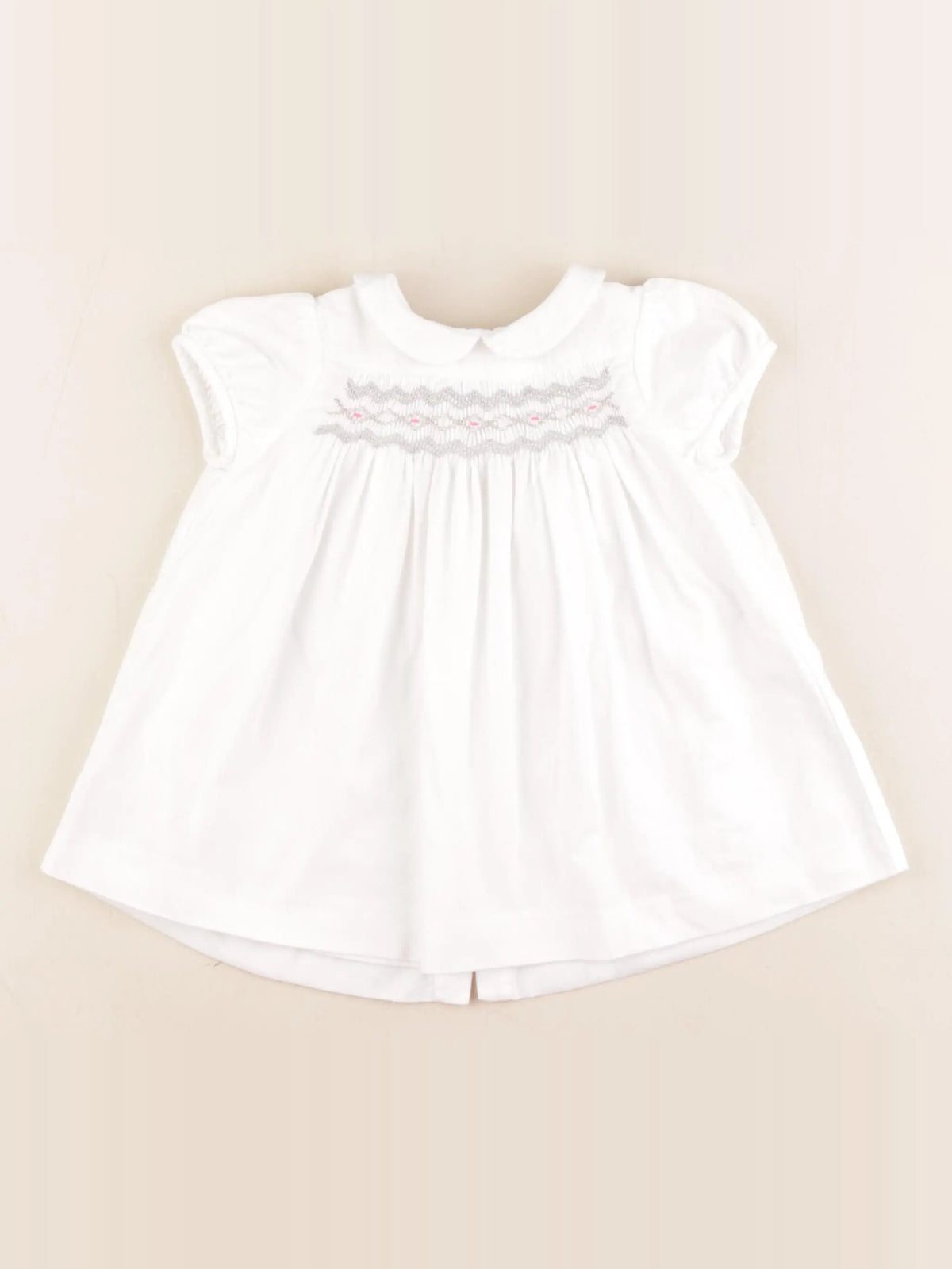 Jacadi - robe blanc - 12 mois