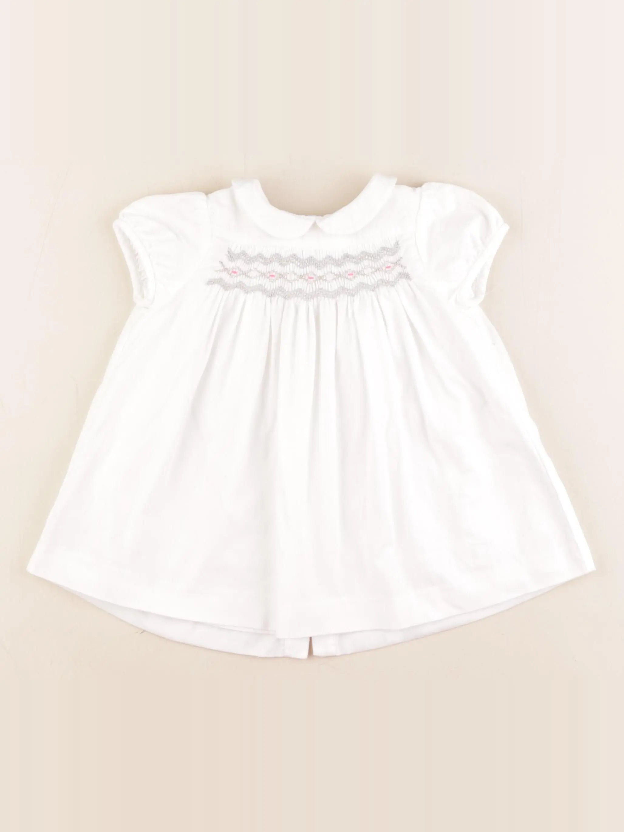Jacadi - robe blanc - 12 mois