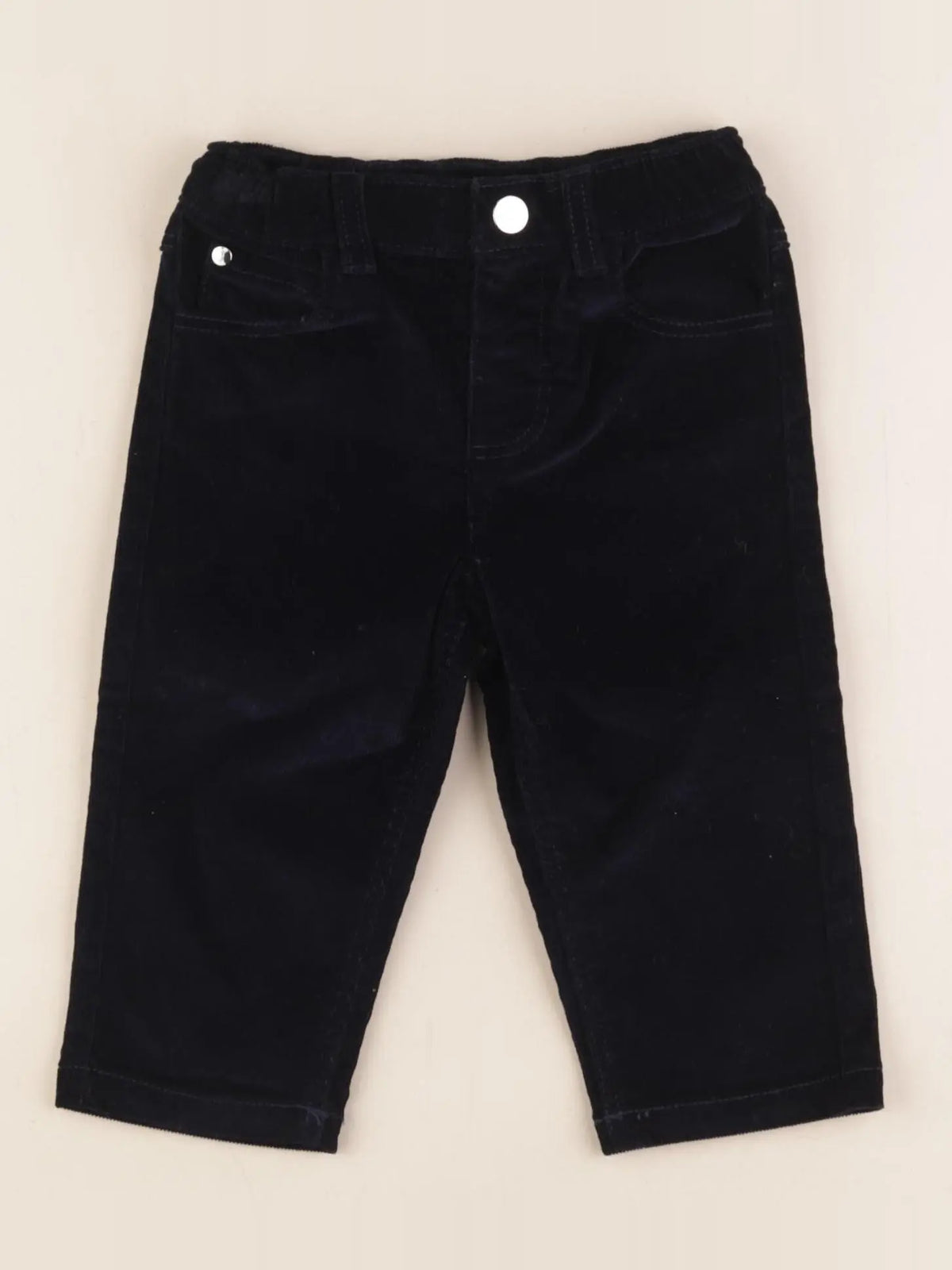 Jacadi - pantalon bleu - 12 mois