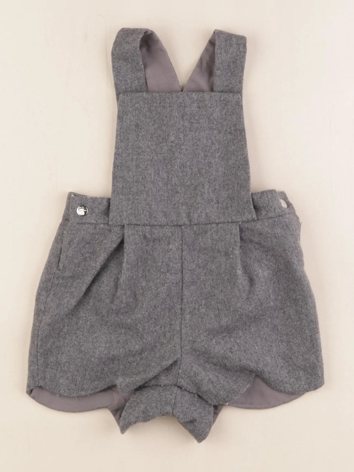Jacadi - salopette gris - 12 mois