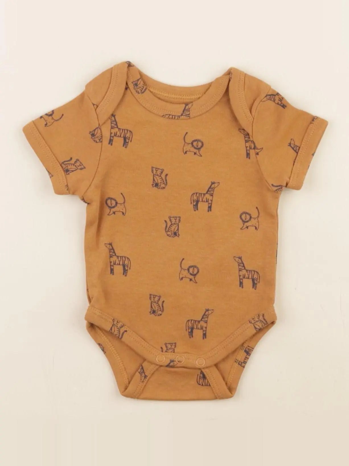 Vertbaudet - body marron - 1 mois