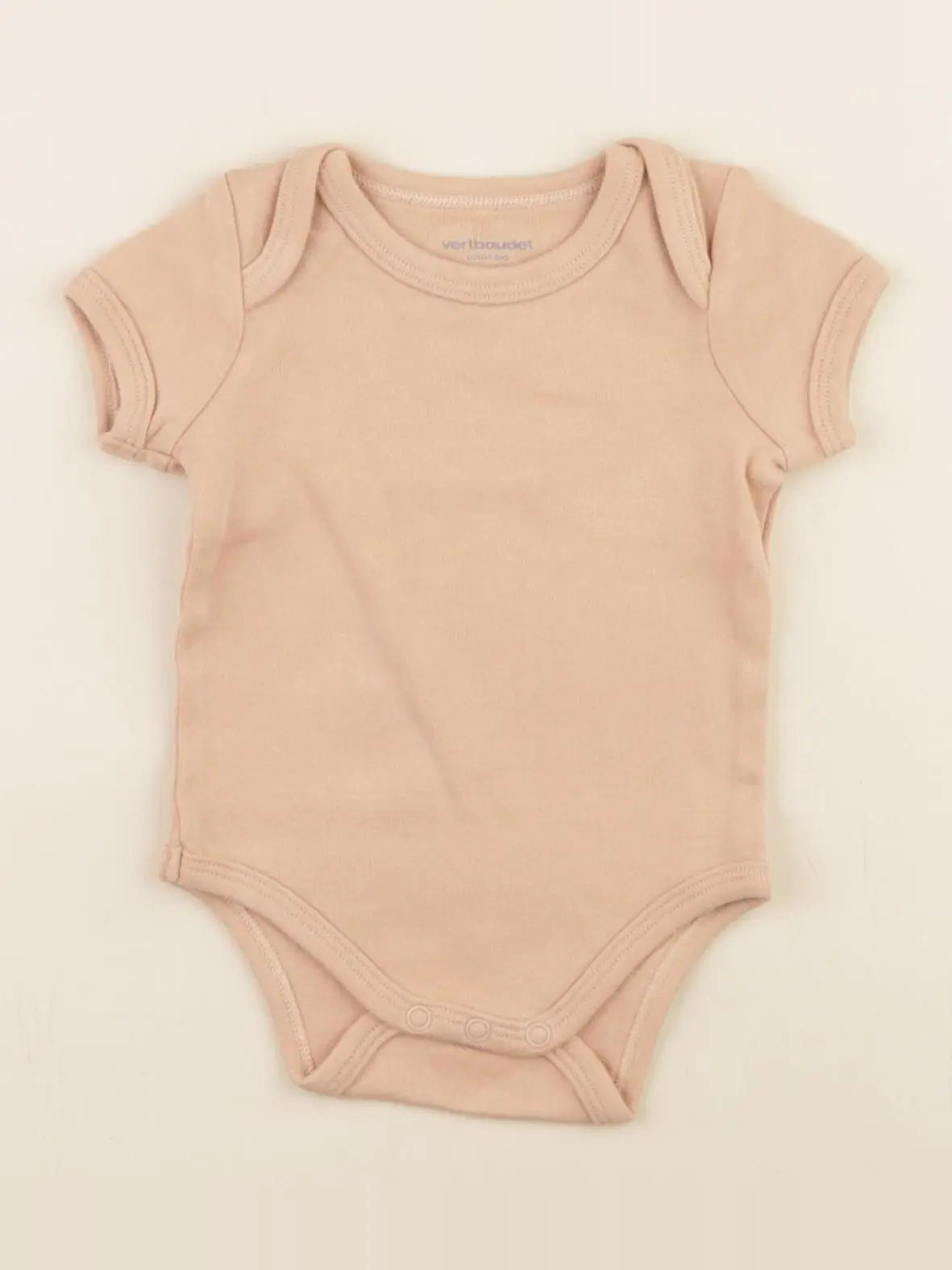 Vertbaudet - body marron - 3 mois