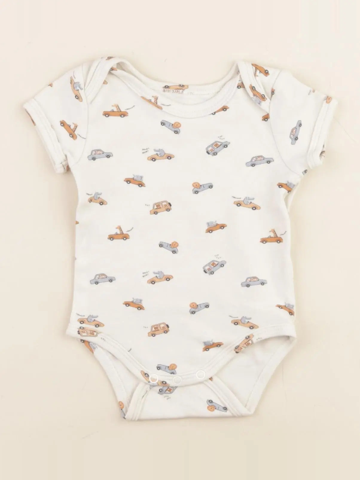 Vertbaudet - body beige - 3 mois