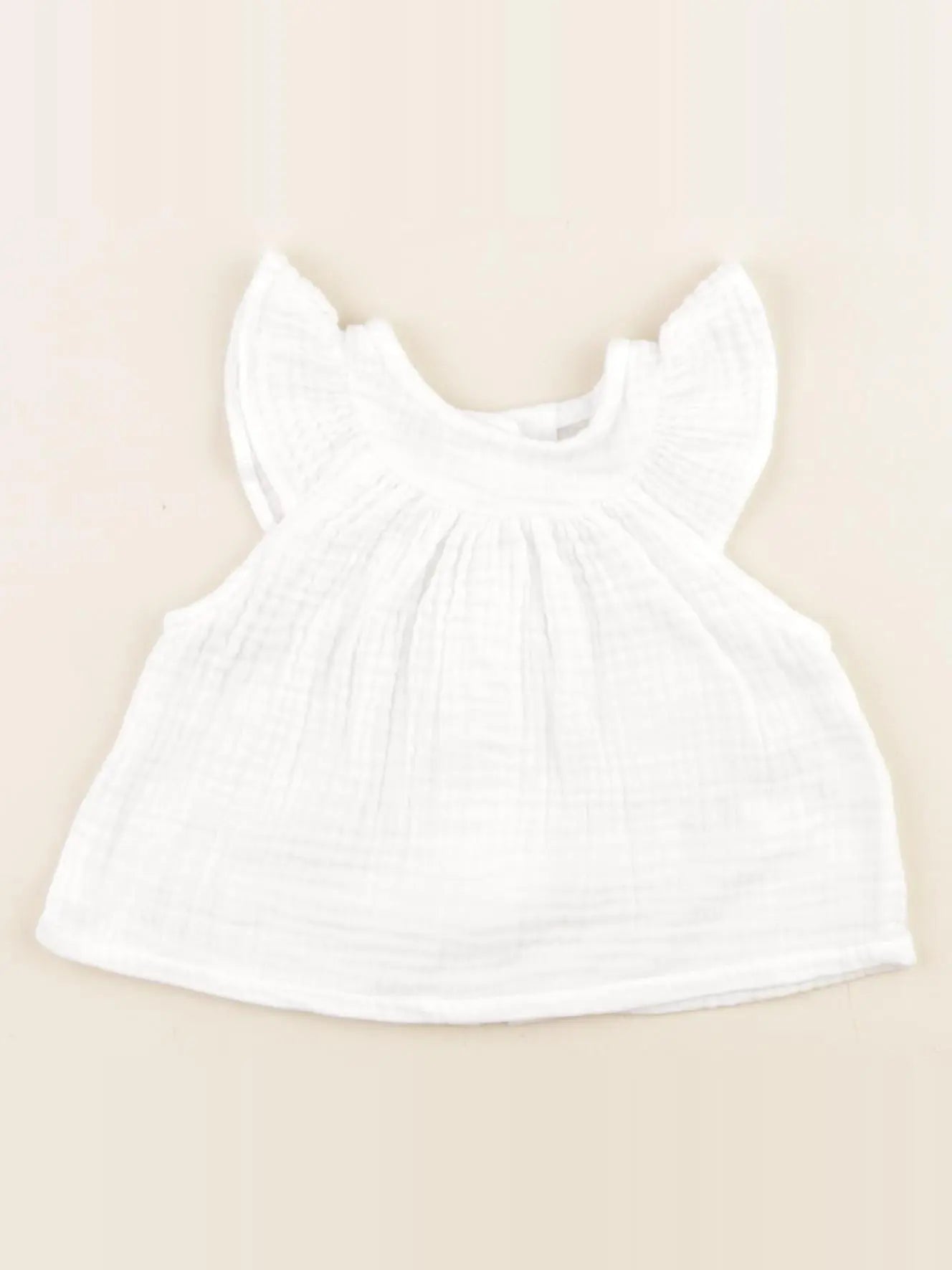 Vertbaudet - blouse blanc - 1 mois