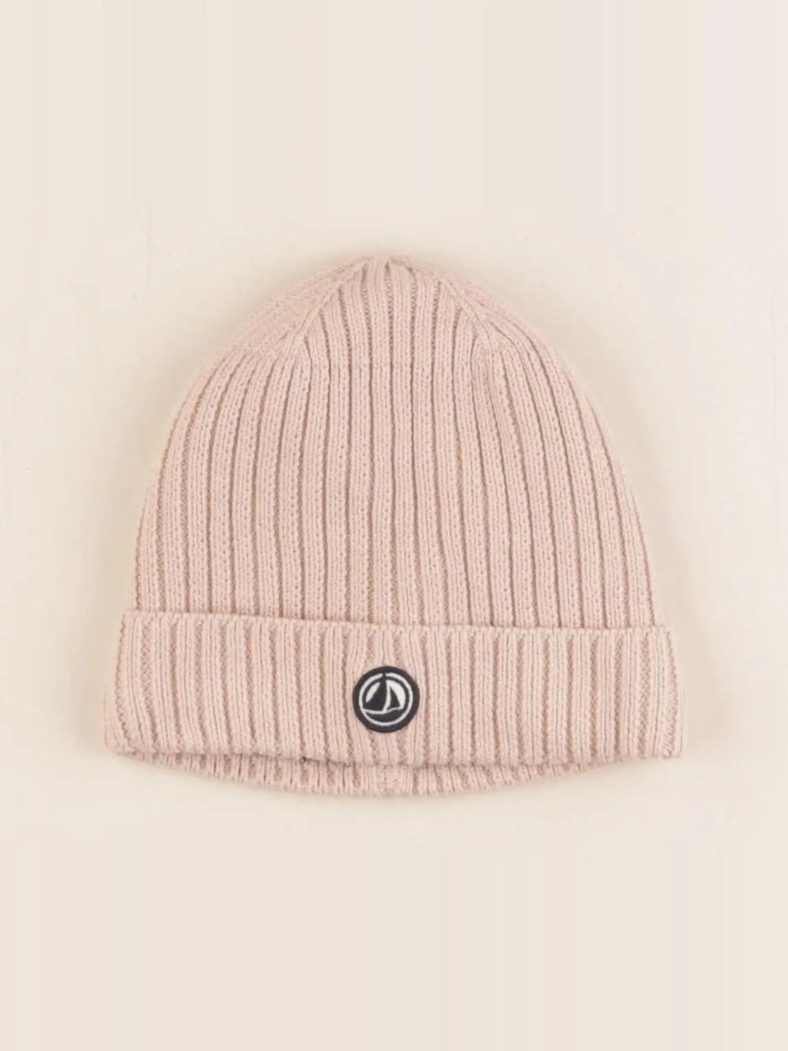 Petit Bateau - bonnet beige - 3/4 ans