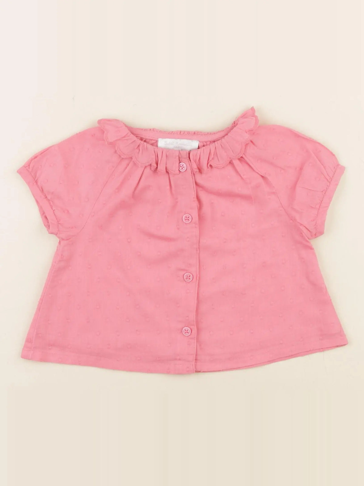 Cadet Rousselle - blouse rose - 12 mois