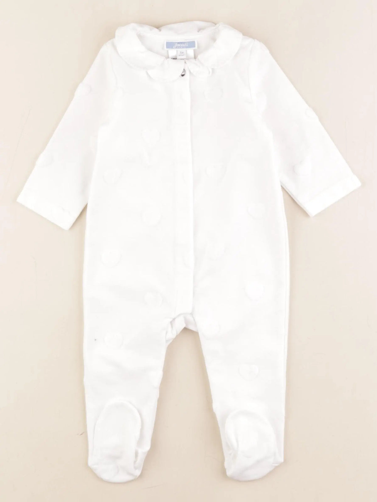 Jacadi - pyjama coton blanc - 6 mois