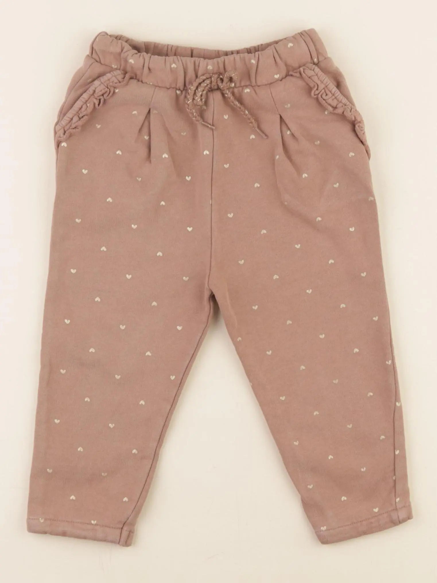 Vertbaudet - pantalon marron - 24 mois