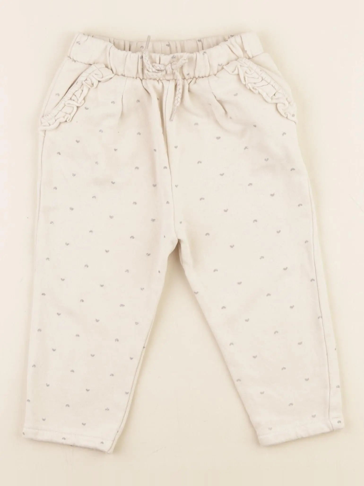 Vertbaudet - pantalon blanc - 24 mois