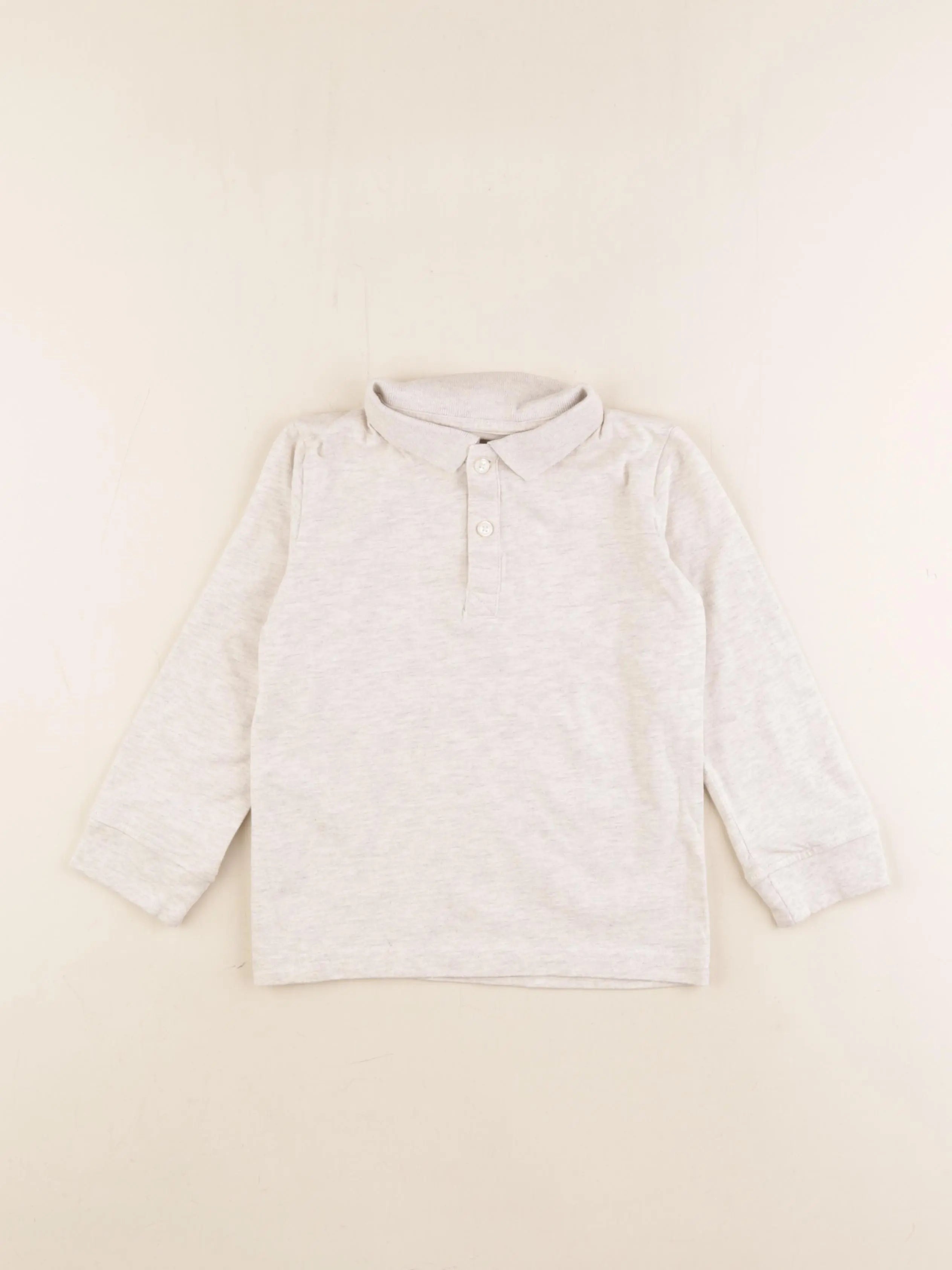 Vertbaudet - polo beige - 5 ans