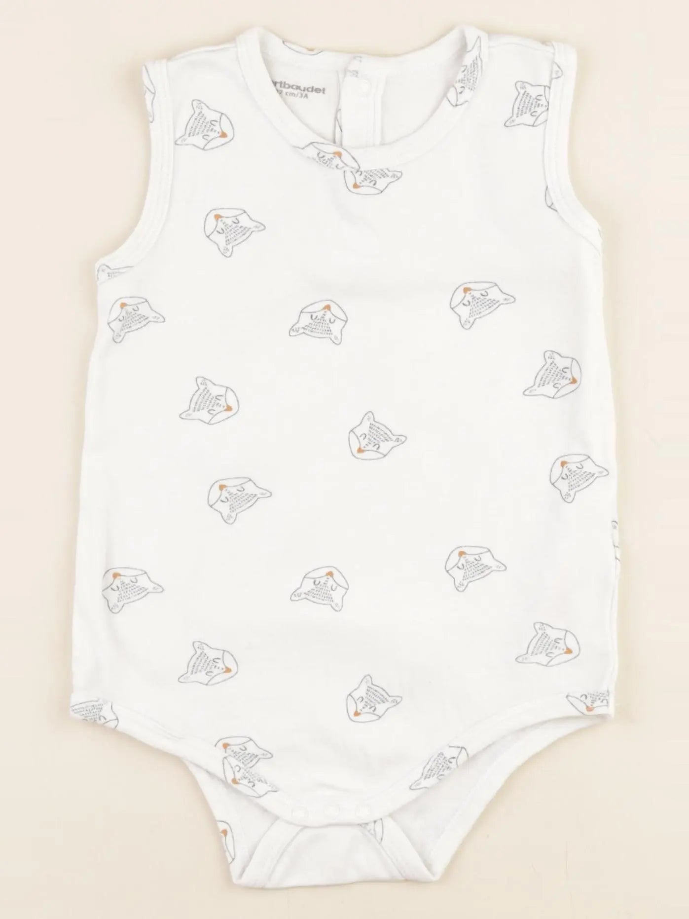 Vertbaudet - body blanc - 3 ans