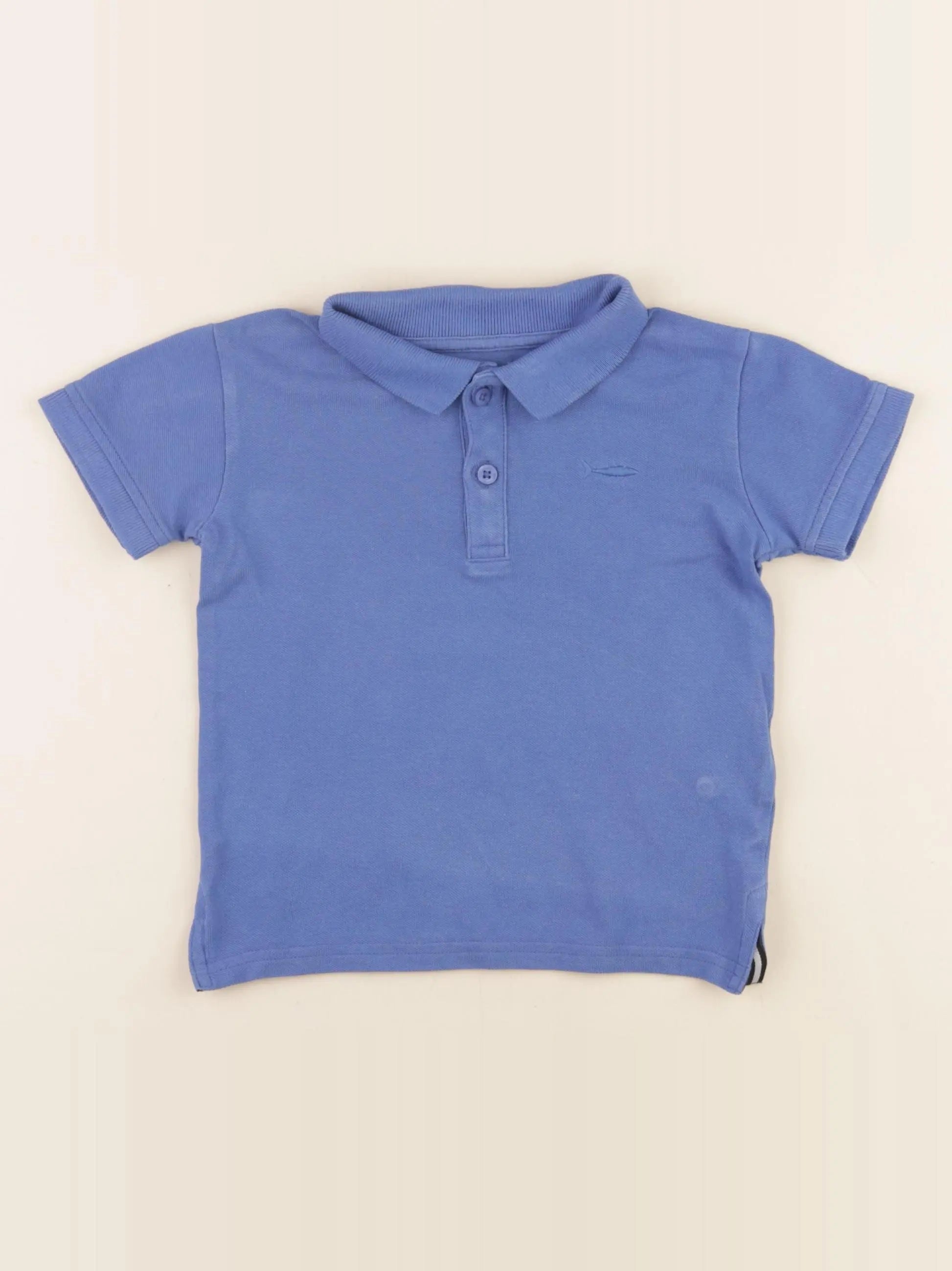 Vertbaudet - polo bleu - 3 ans