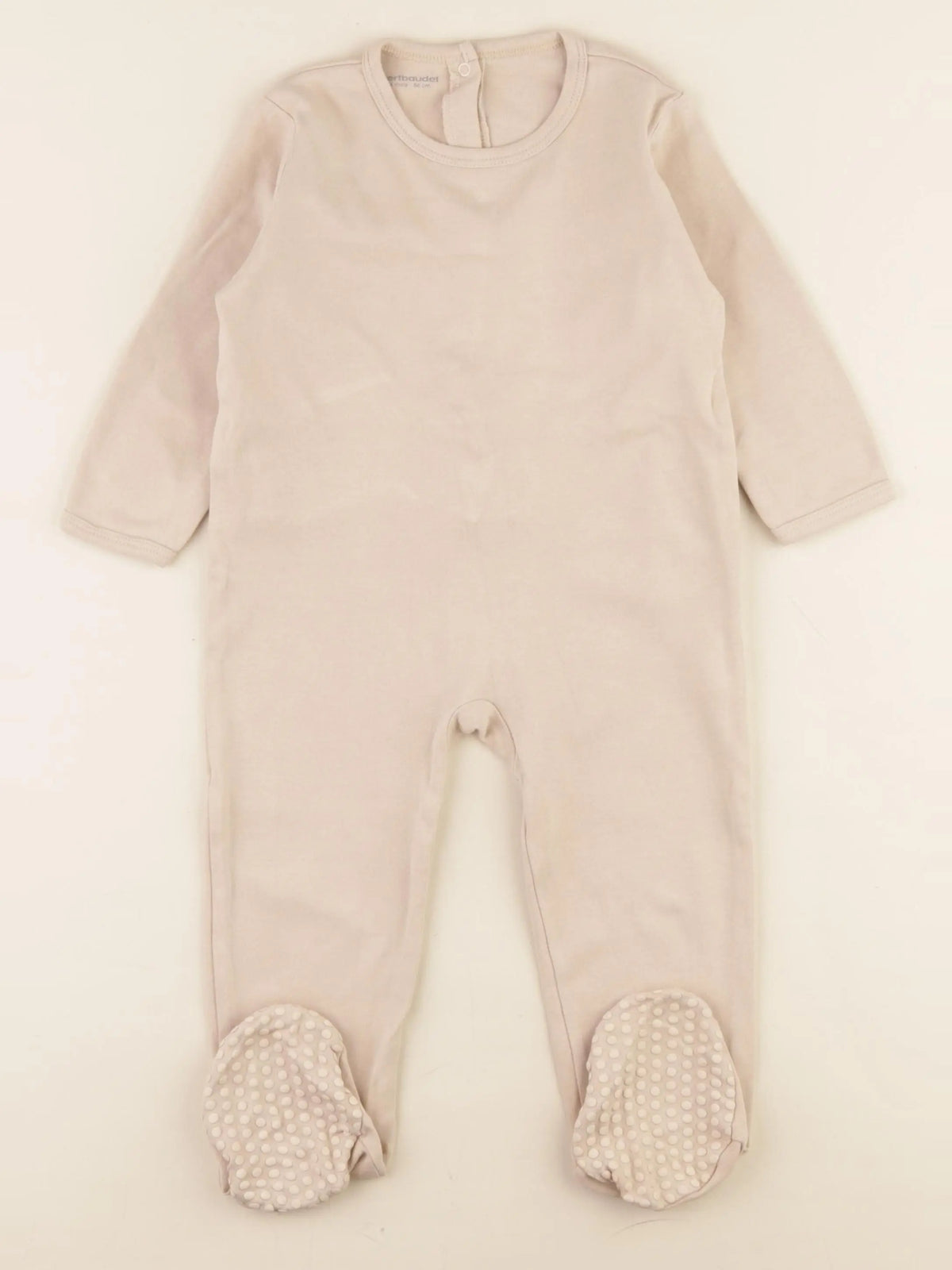 Vertbaudet - pyjama coton marron - 24 mois