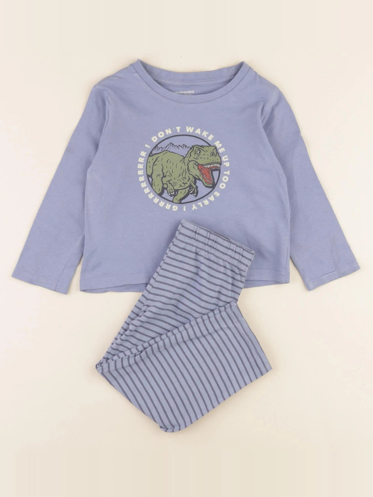 Vertbaudet - pyjama coton bleu - 3 ans