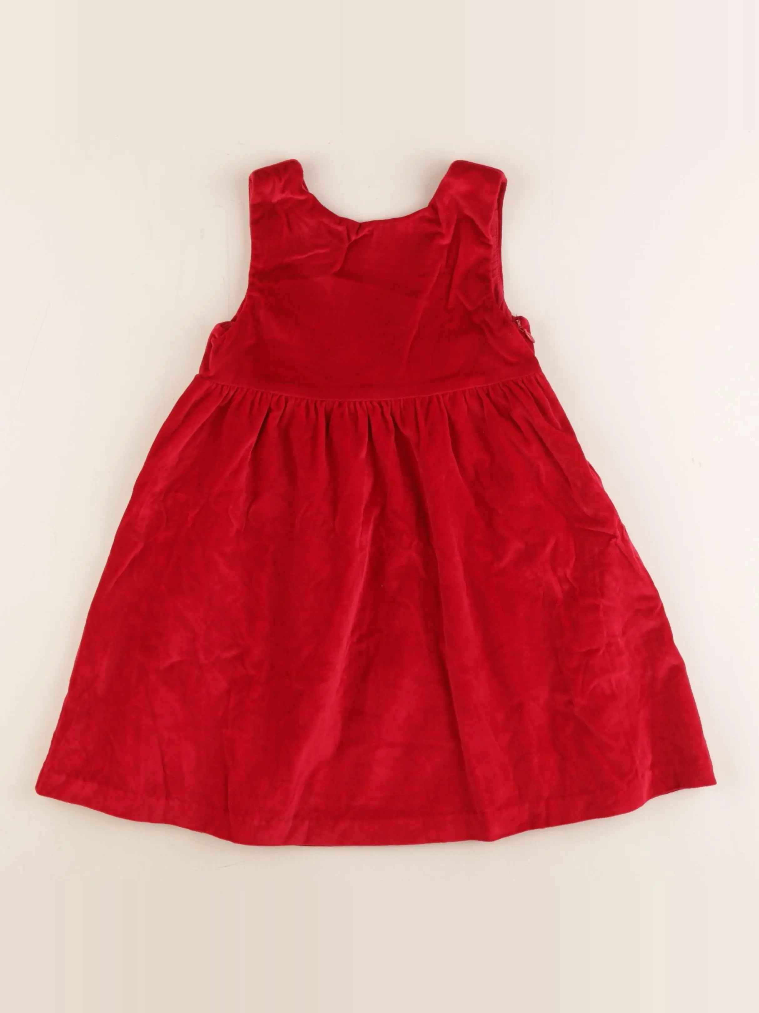 Vertbaudet - robe rouge - 5 ans